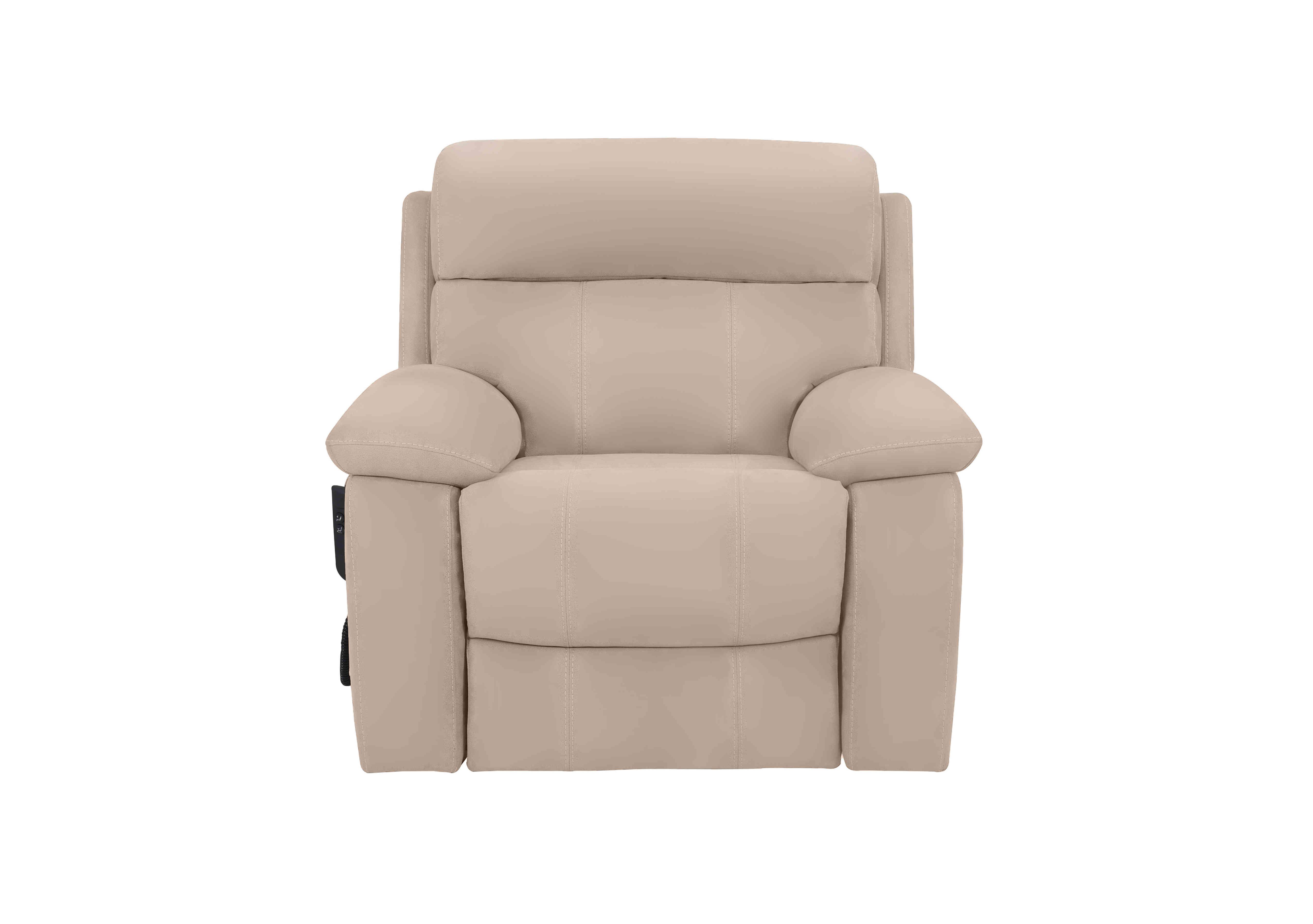 Moreno Leather Lift and Rise Chair in Nc-039c Pebble on Furniture Village