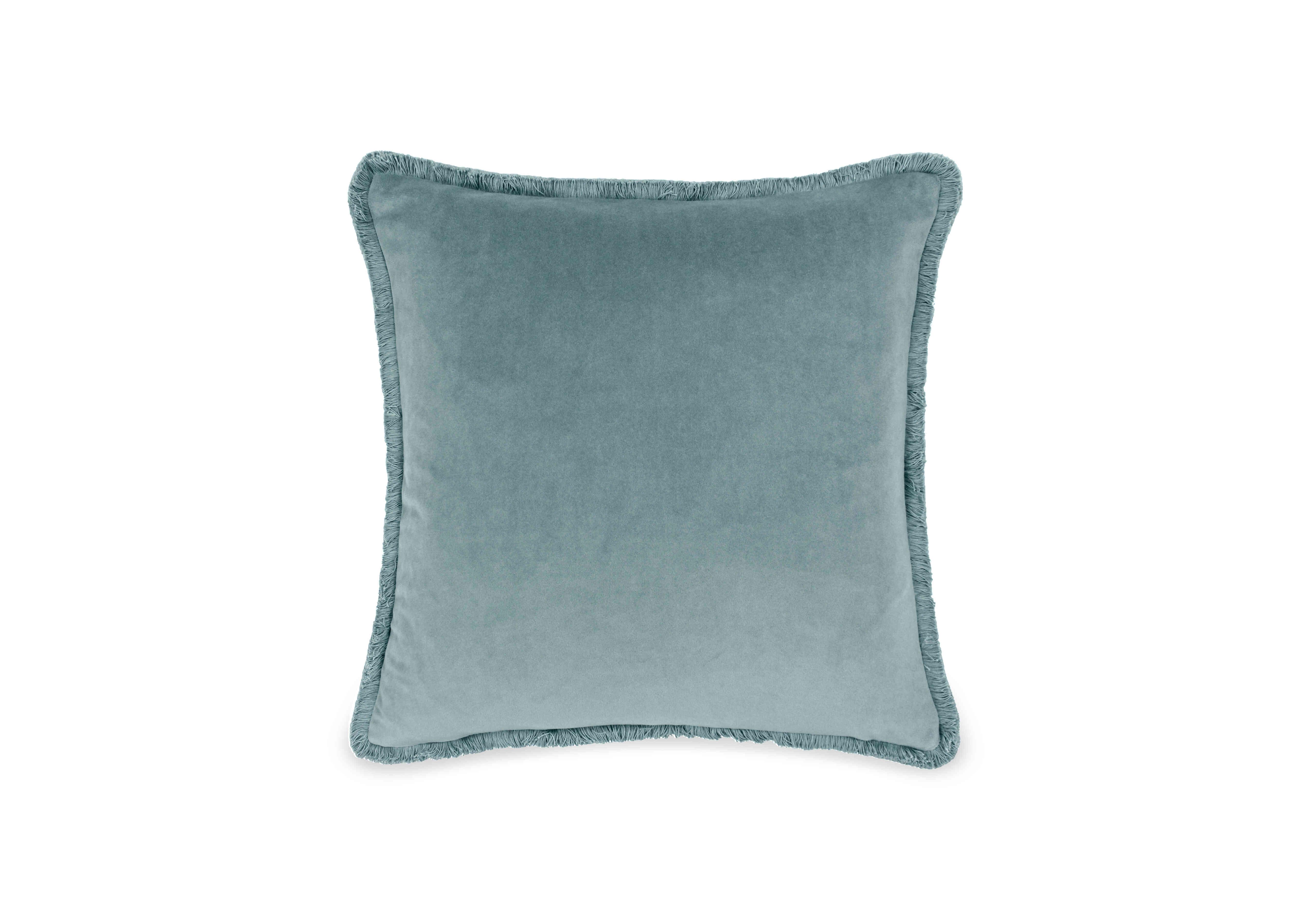 Alula Feather Cushion in Duck Egg on Furniture Village