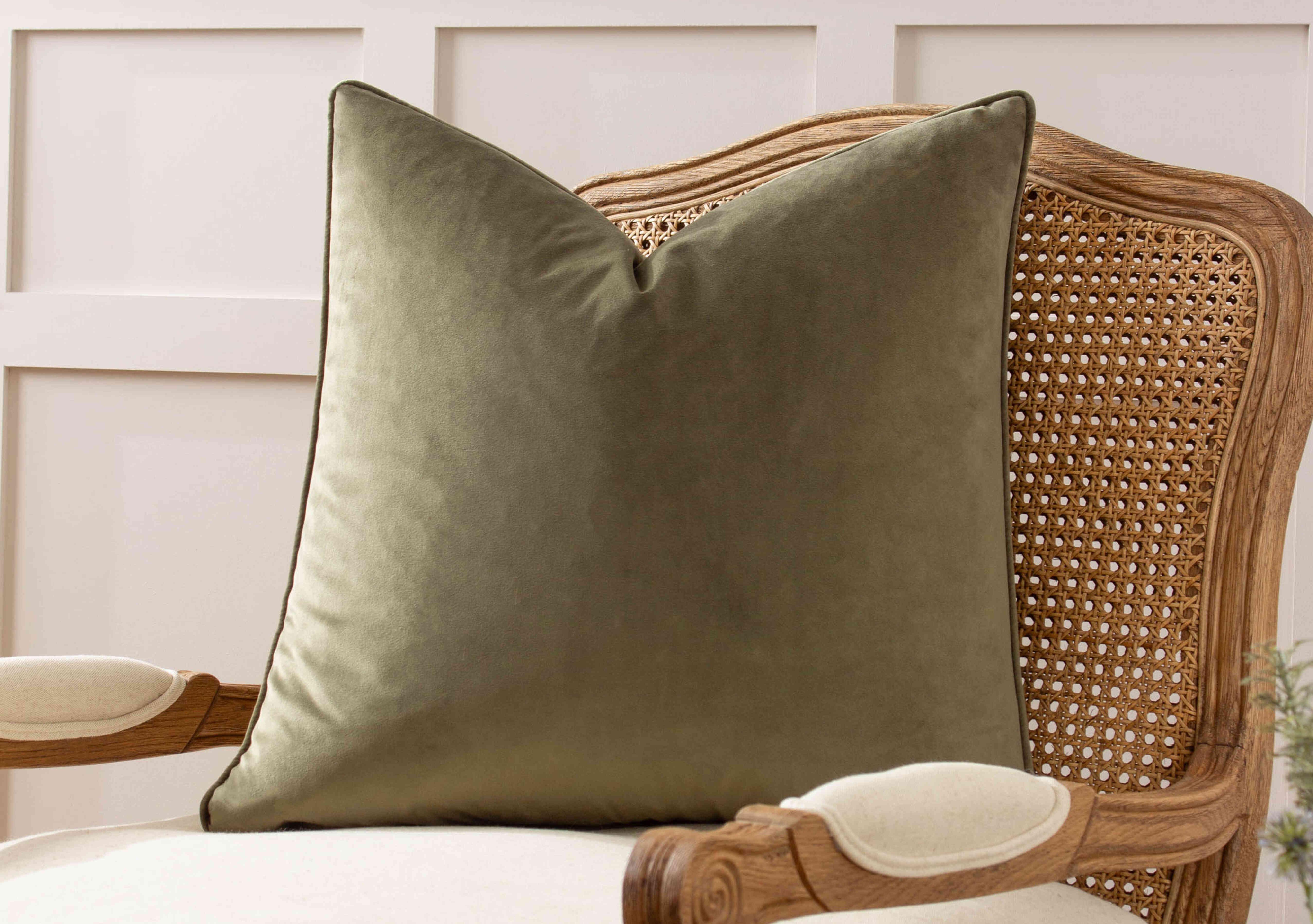 Opulenza Feather Cushion in  on Furniture Village