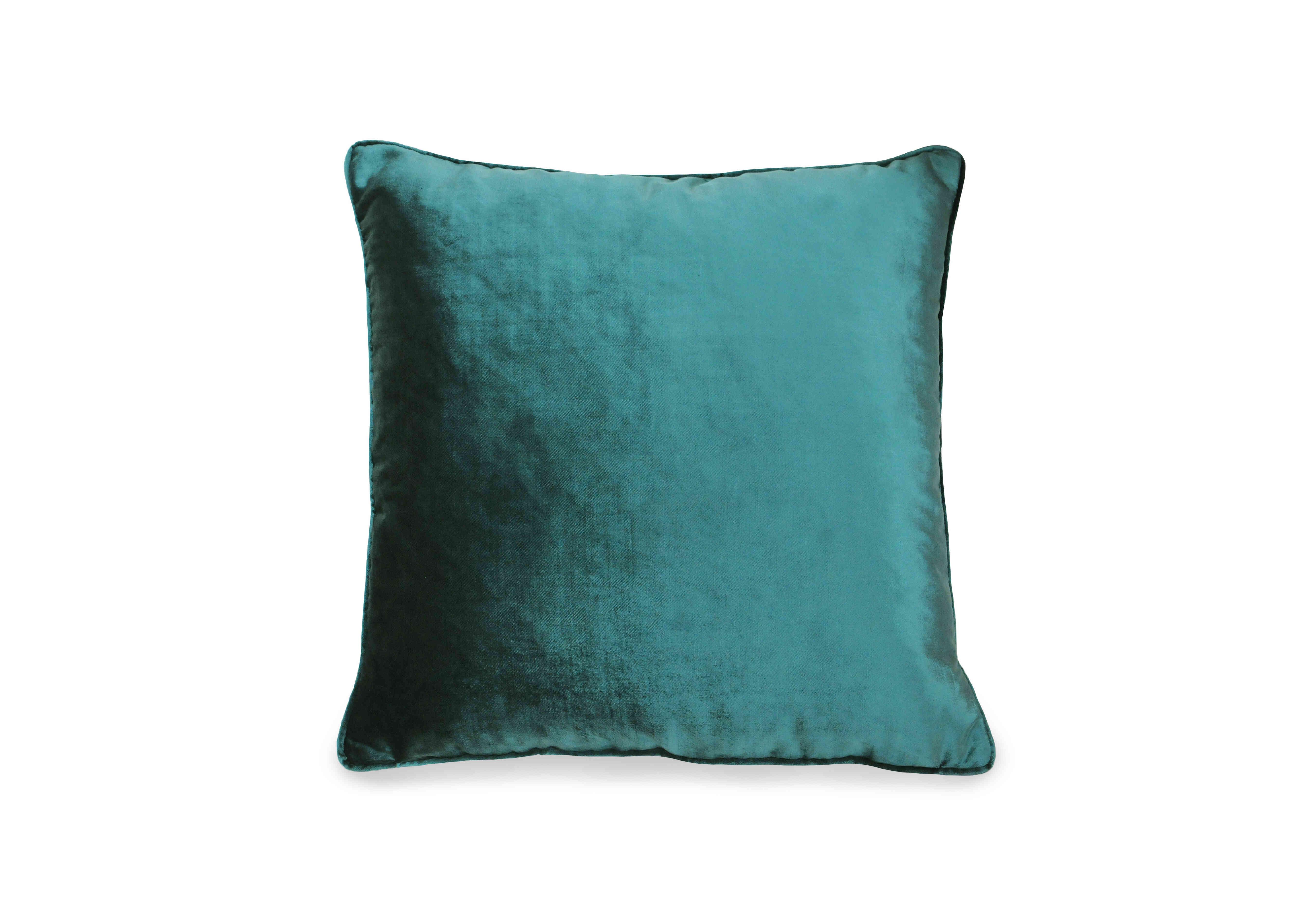 Sametti Feather Cushion in Jade on Furniture Village