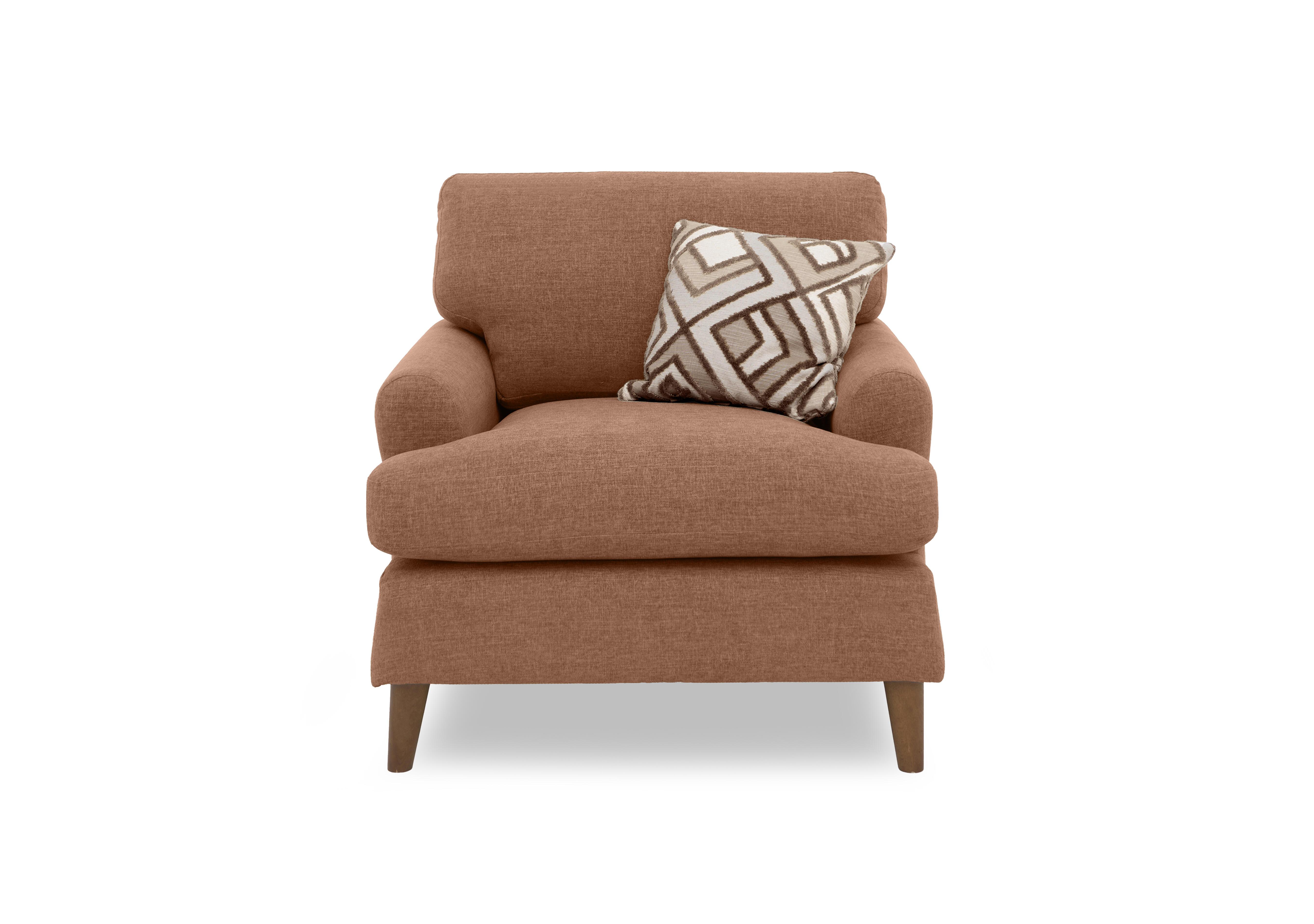 Jackson Fabric Chair in Clay on Furniture Village