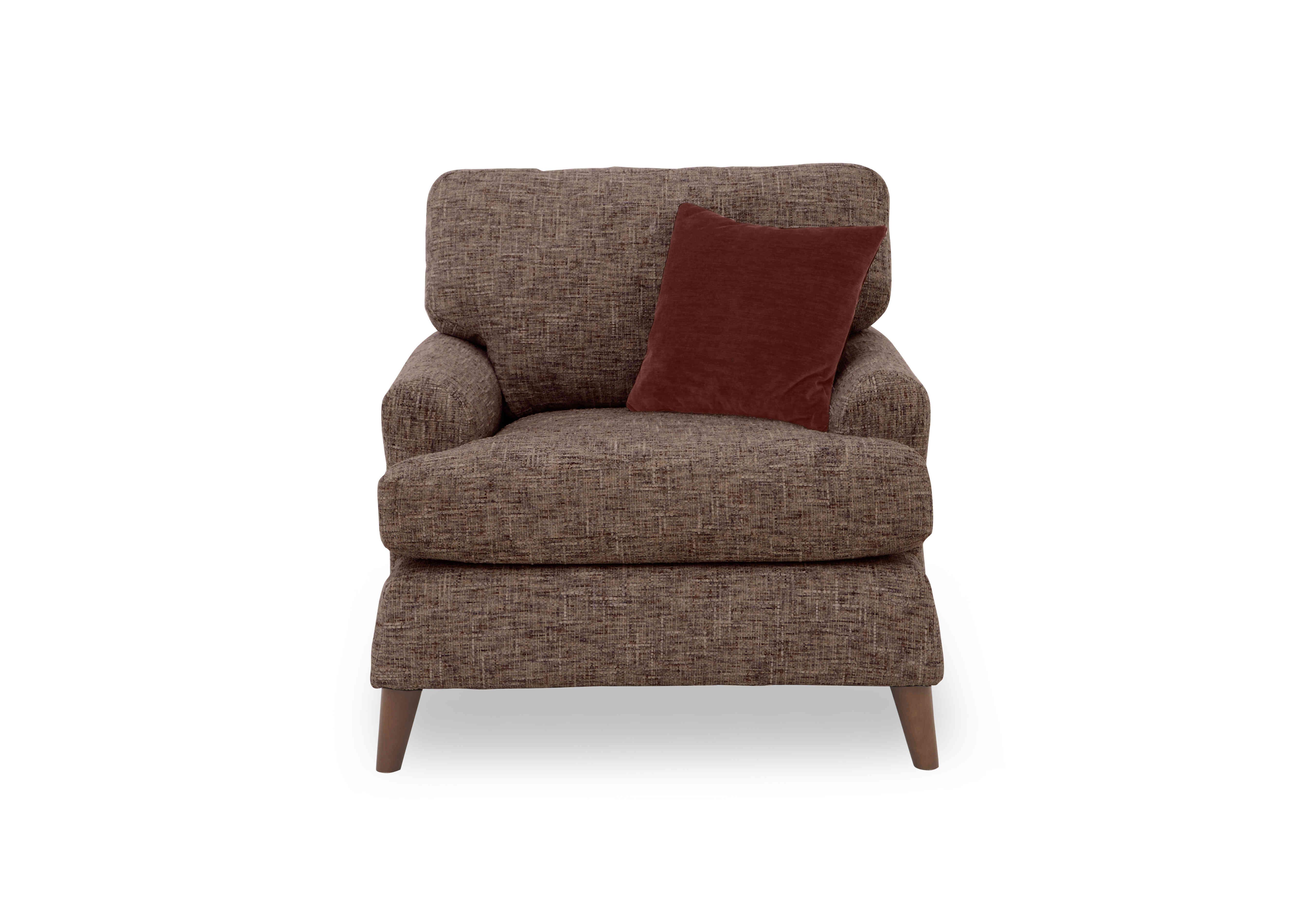 Jackson Fabric Chair in Copper Blush on Furniture Village