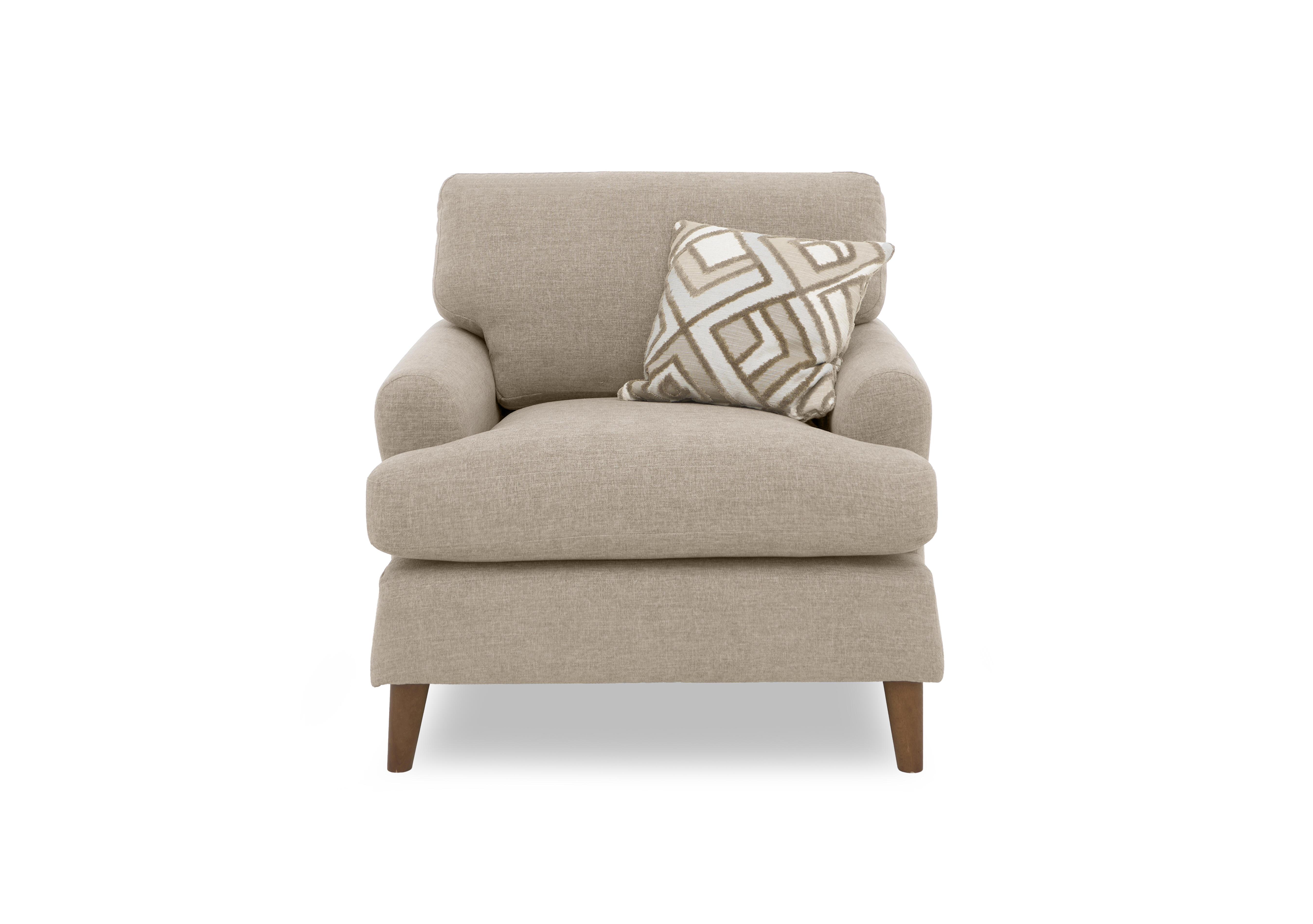 Jackson Fabric Chair in Oatmeal on Furniture Village