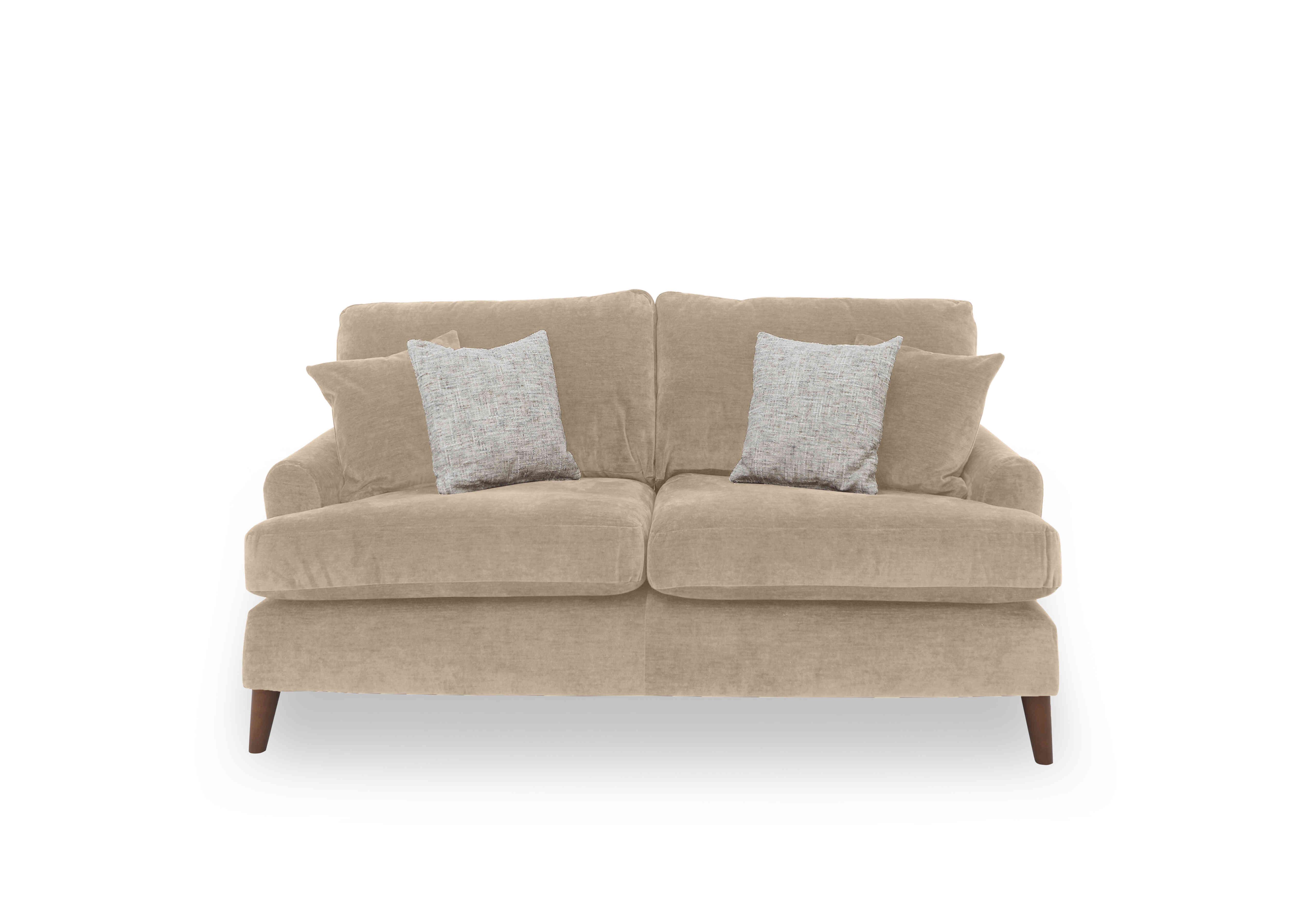 Jackson 2 Seater Velvet Sofa in Trench Coat Velvet on Furniture Village