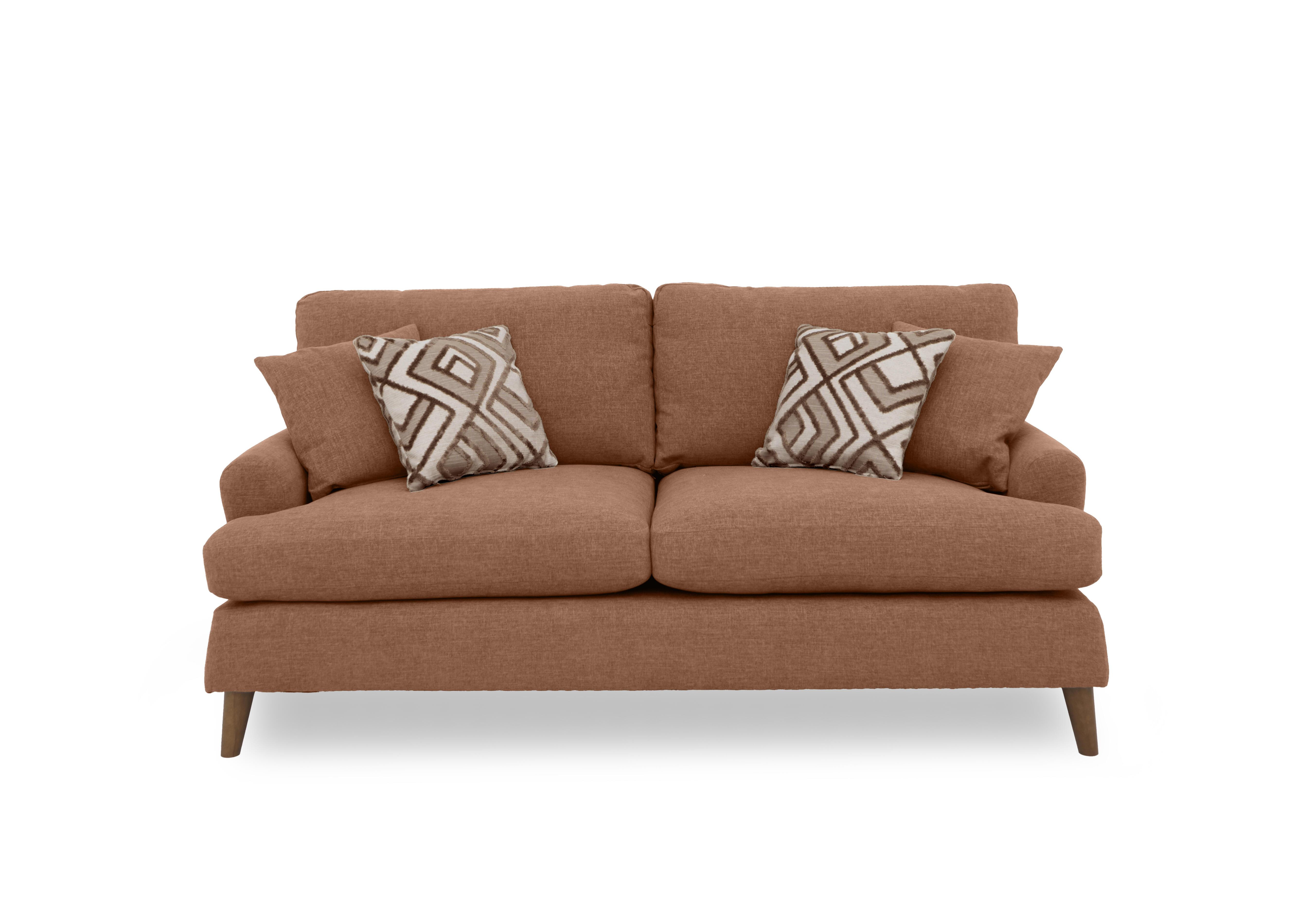 Jackson 3 Seater Fabric Sofa in Clay on Furniture Village