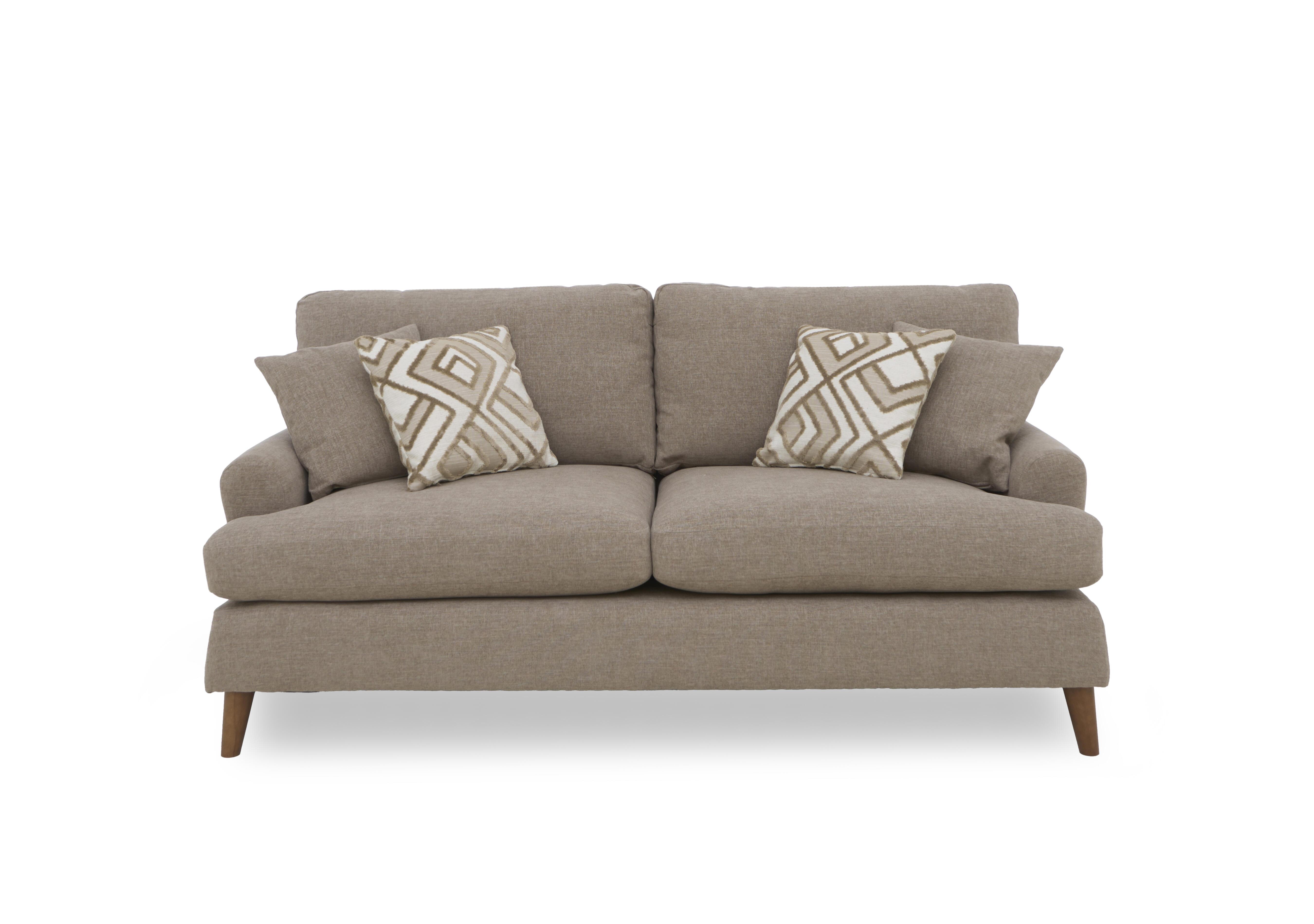 Jackson 3 Seater Fabric Sofa in Mink on Furniture Village