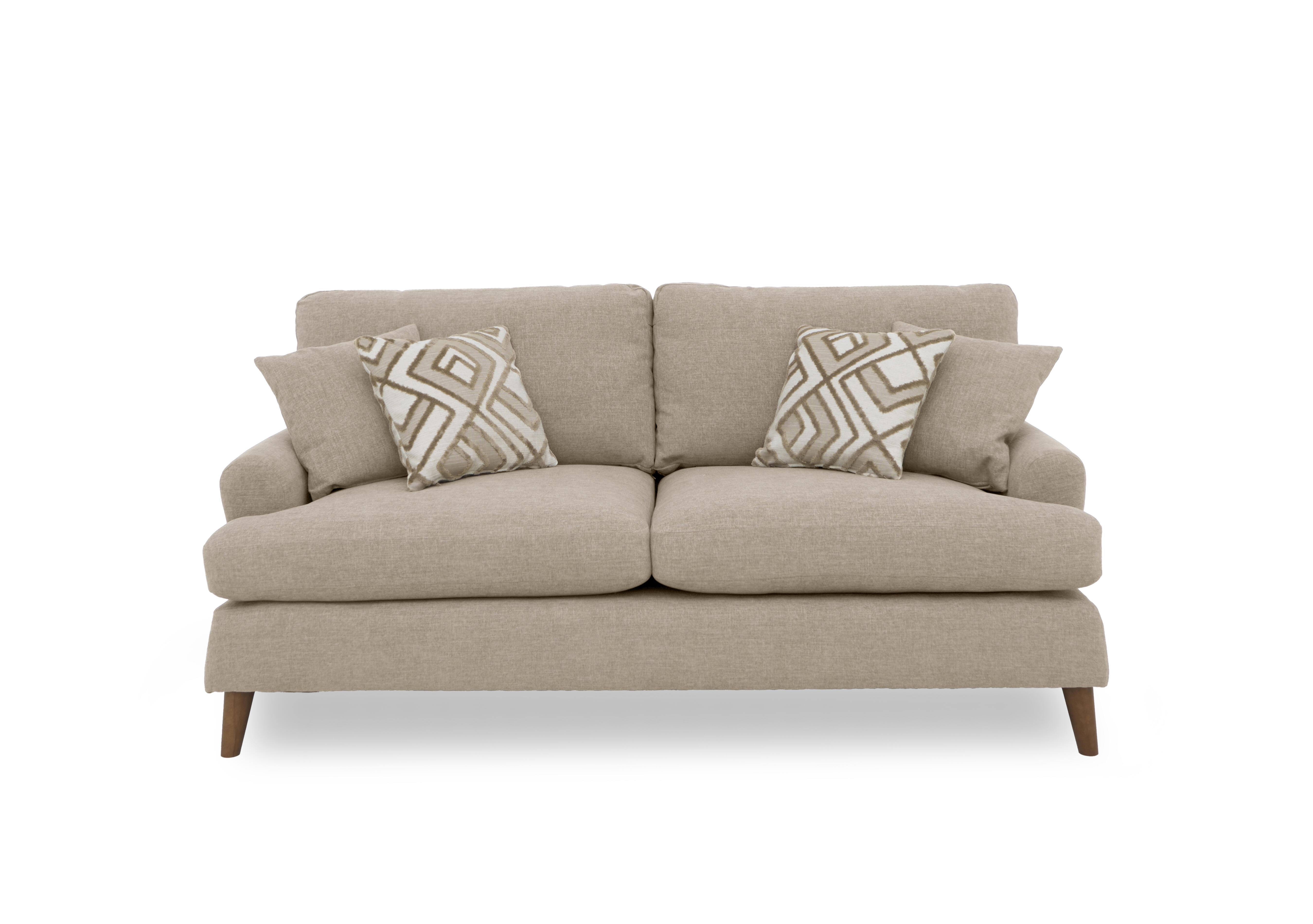 Jackson 3 Seater Fabric Sofa in Oatmeal on Furniture Village