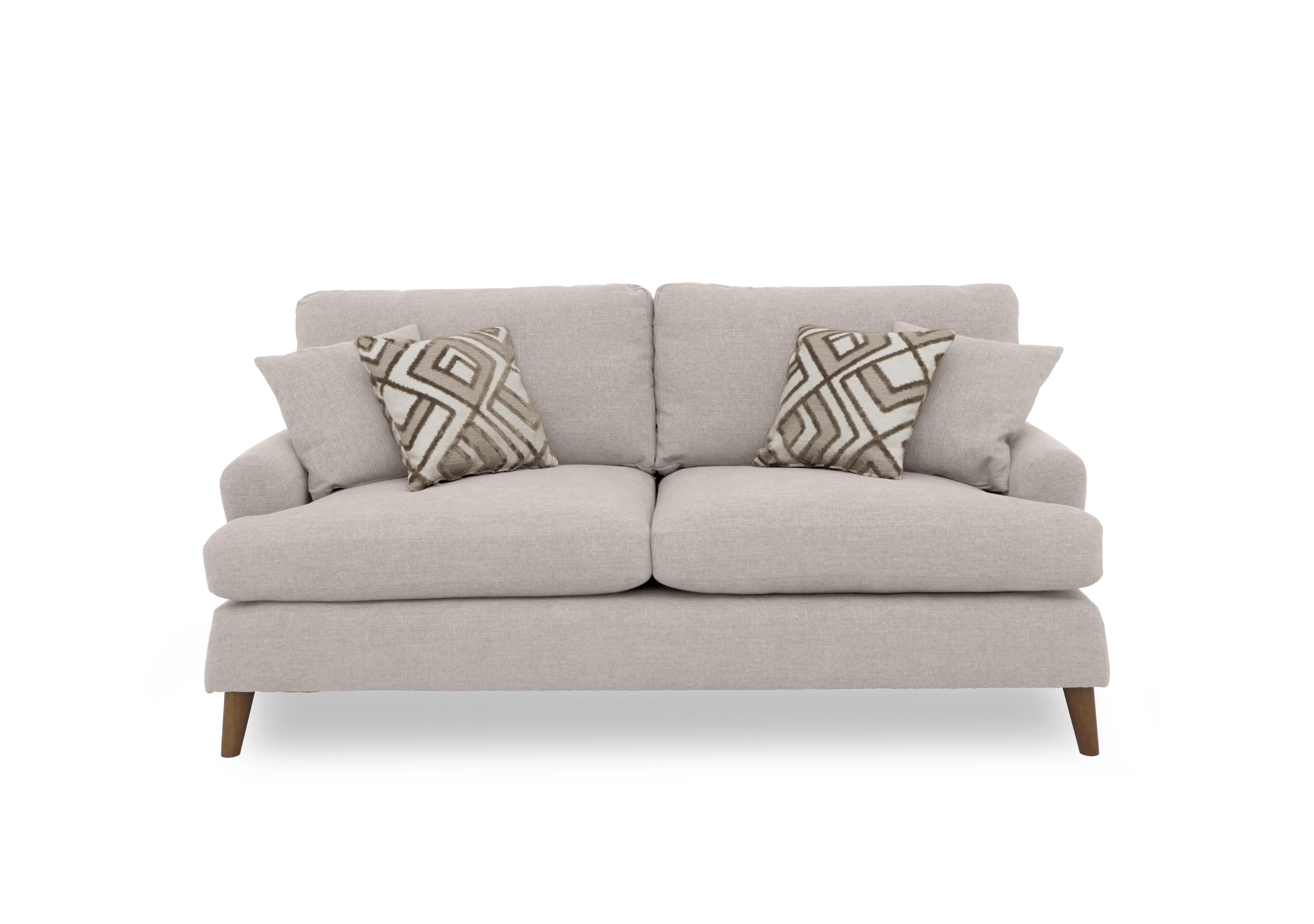 Jackson 3 Seater Fabric Sofa in Silver on Furniture Village