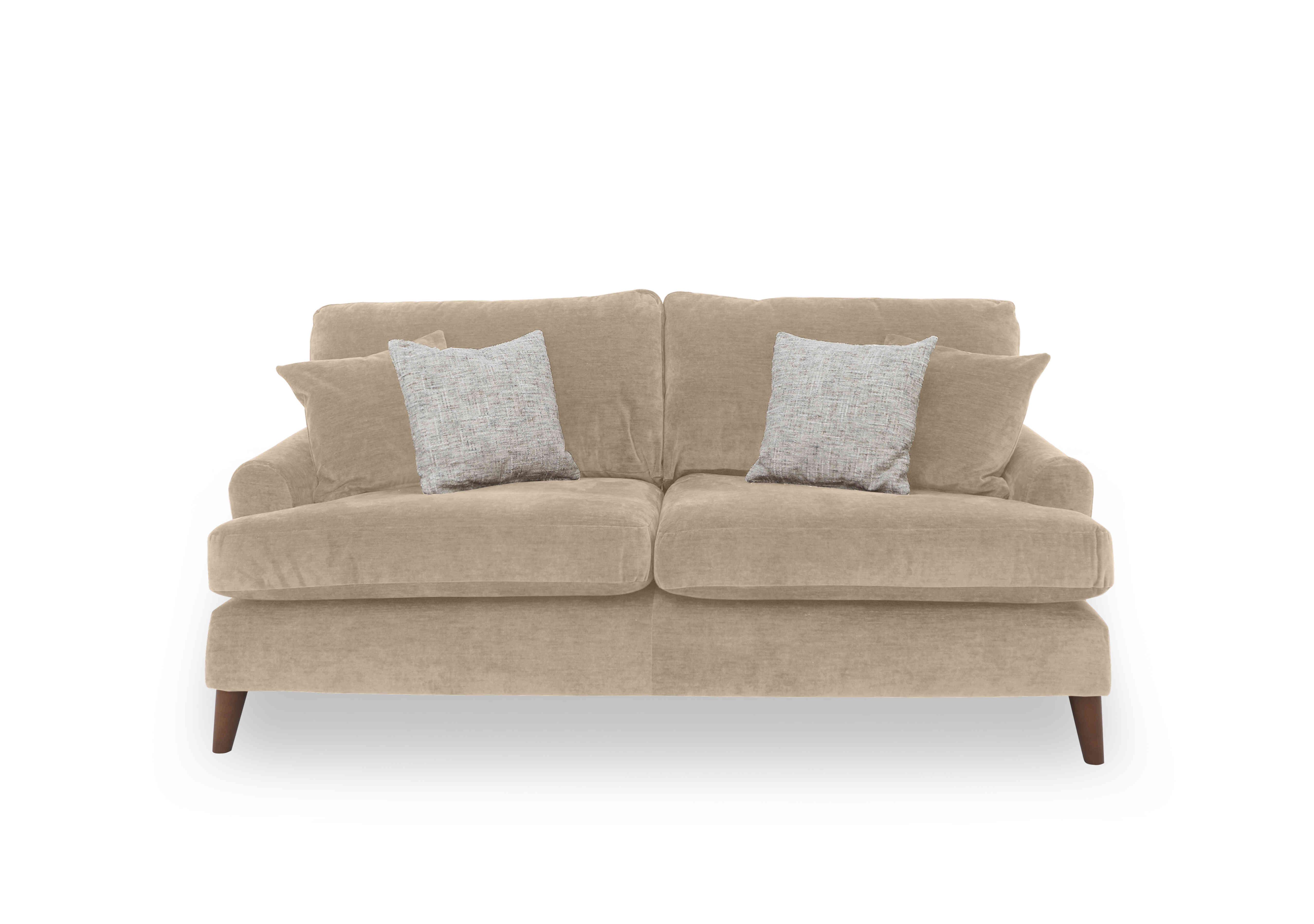 Jackson 3 Seater Velvet Sofa in Trench Coat Velvet on Furniture Village