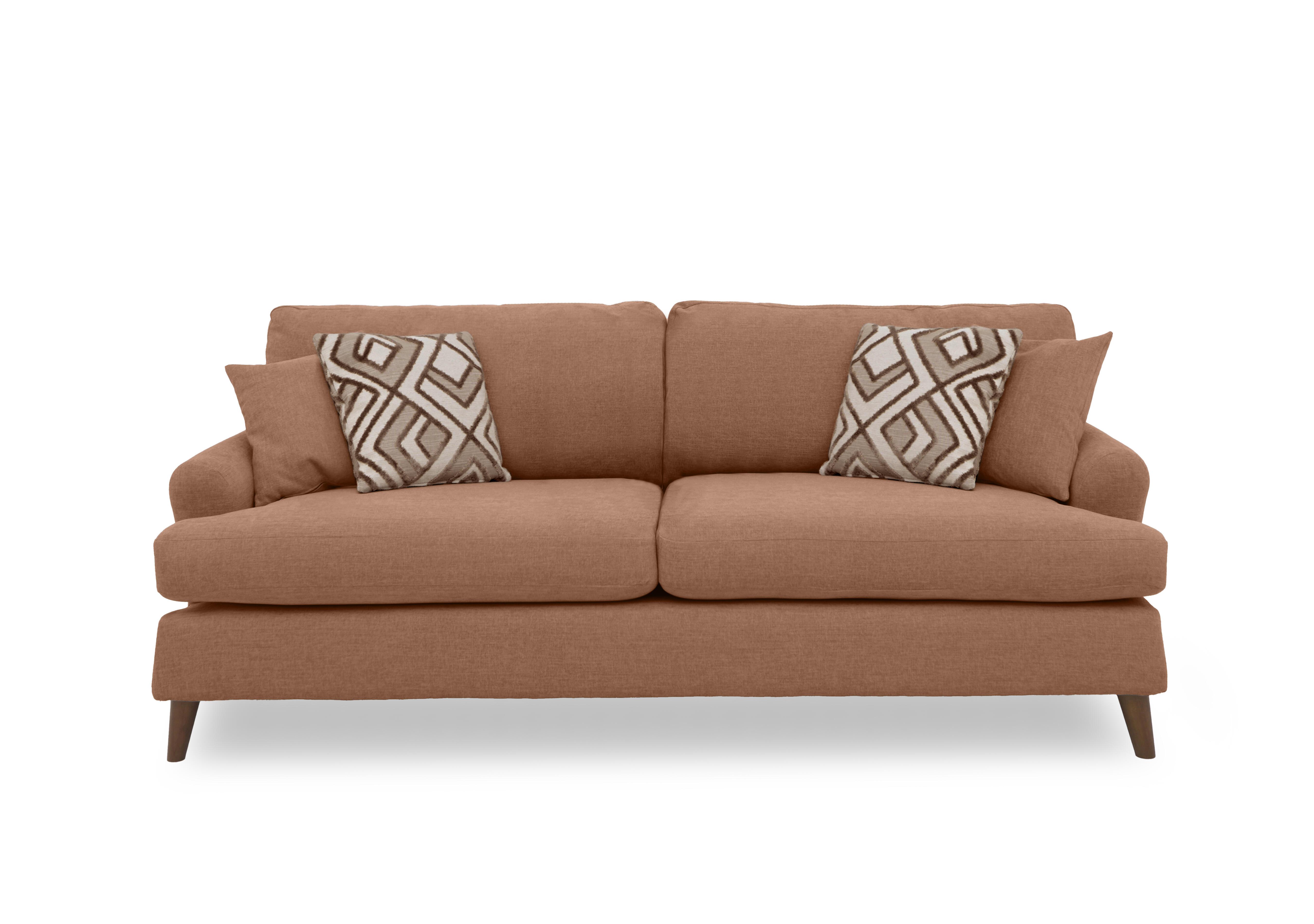 Jackson 4 Seater Fabric Sofa in Clay on Furniture Village