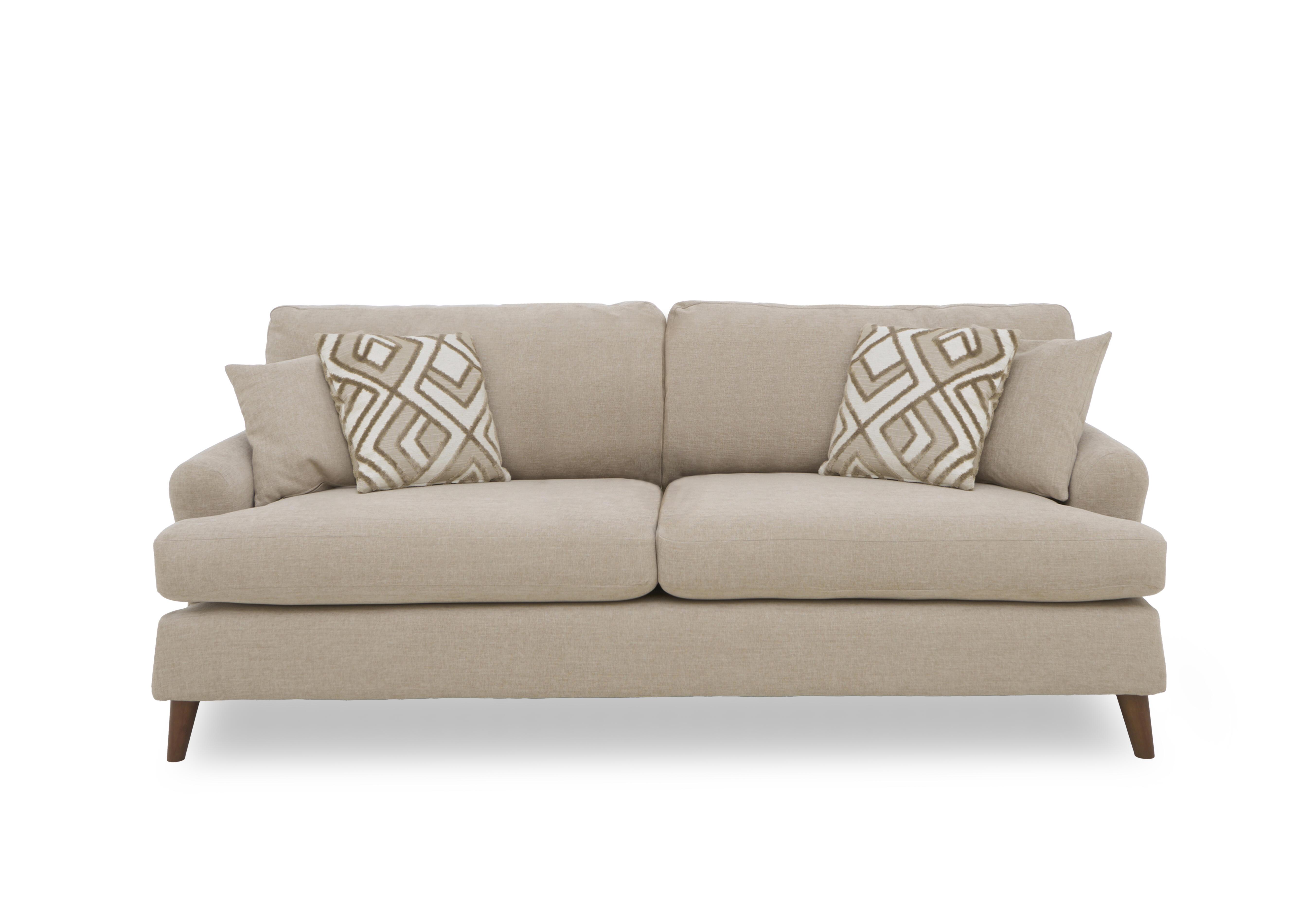Jackson 4 Seater Fabric Sofa in Oatmeal on Furniture Village