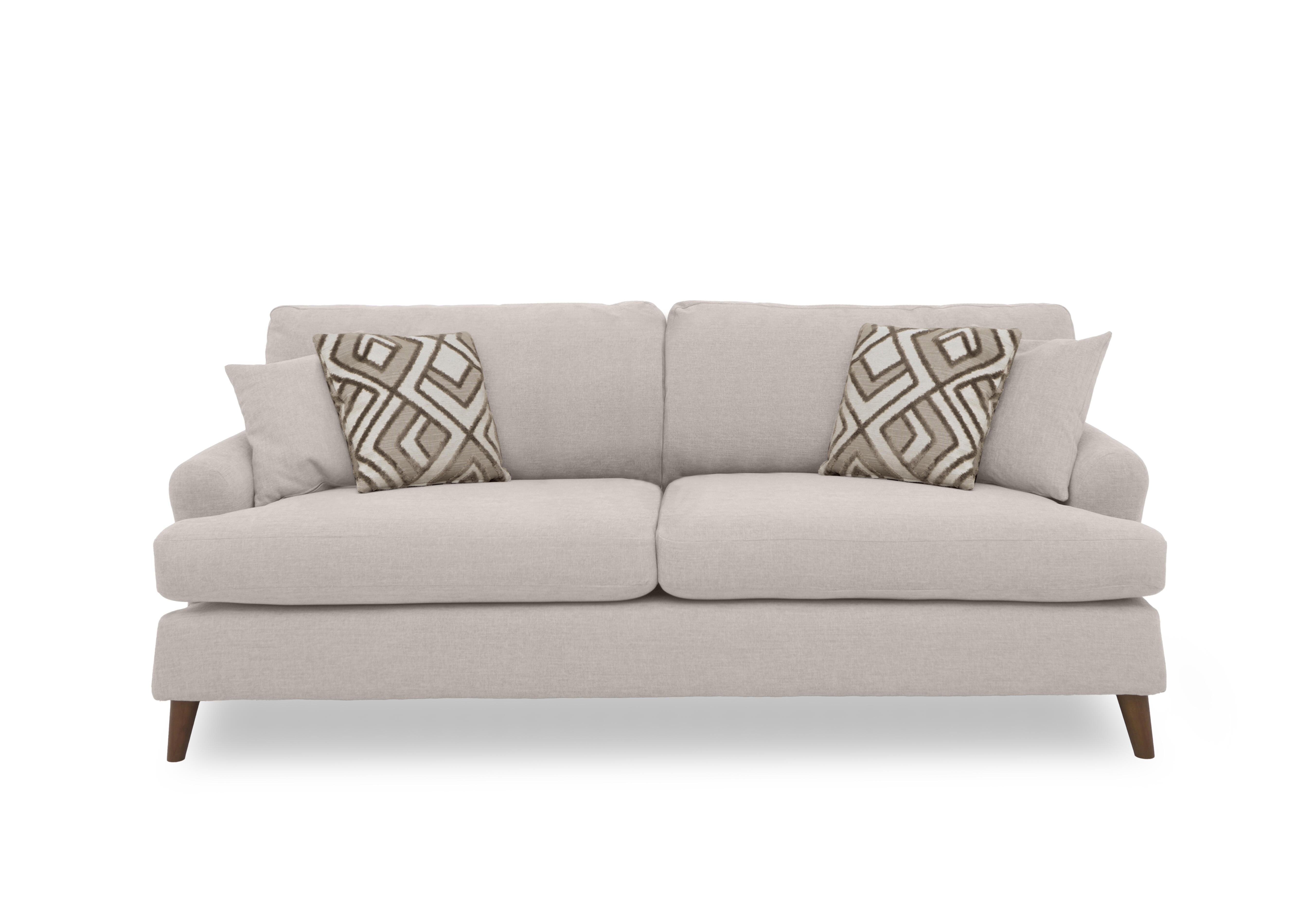 Jackson 4 Seater Fabric Sofa in Silver on Furniture Village