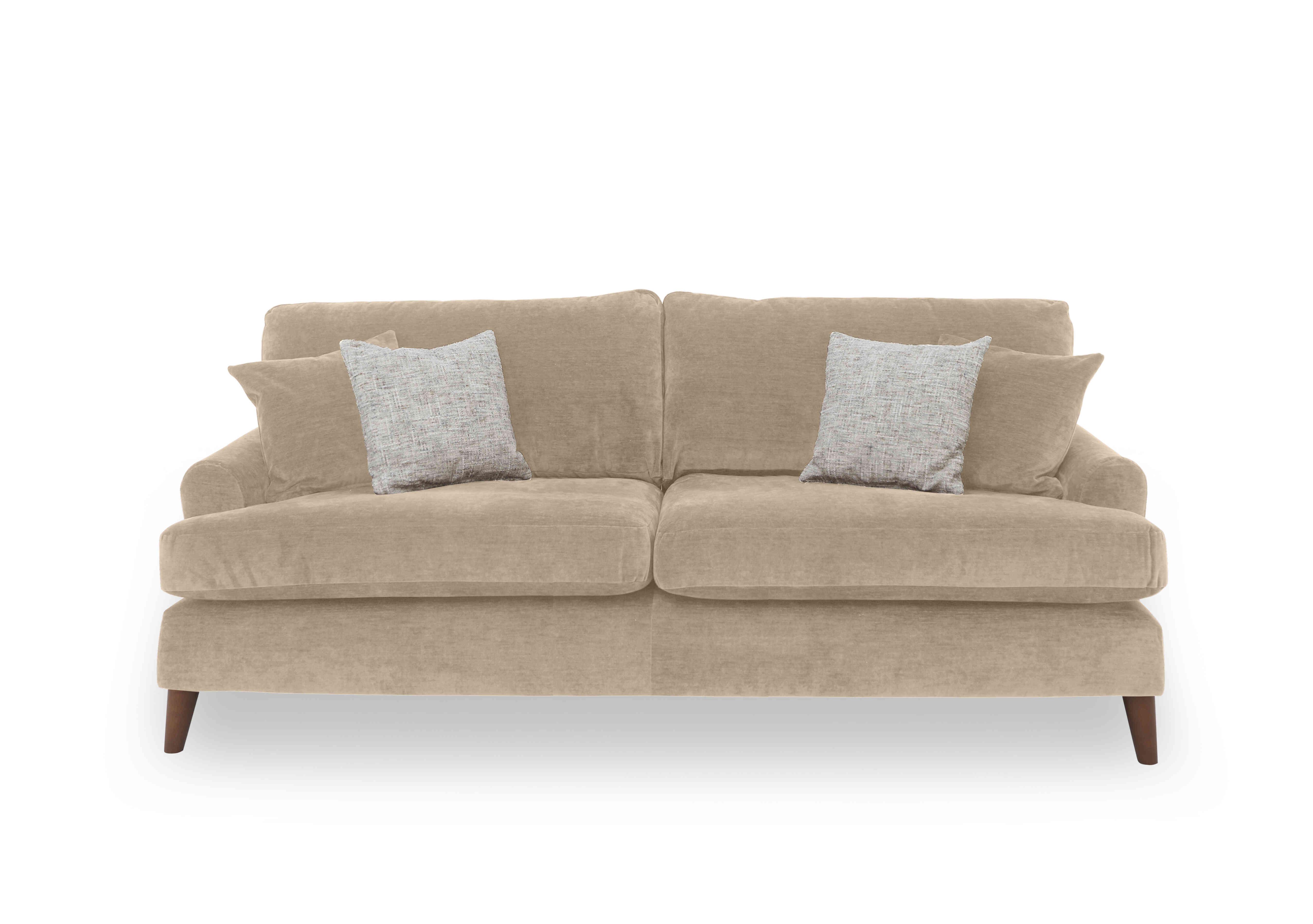 Jackson 4 Seater Velvet Sofa in Trench Coat Velvet on Furniture Village