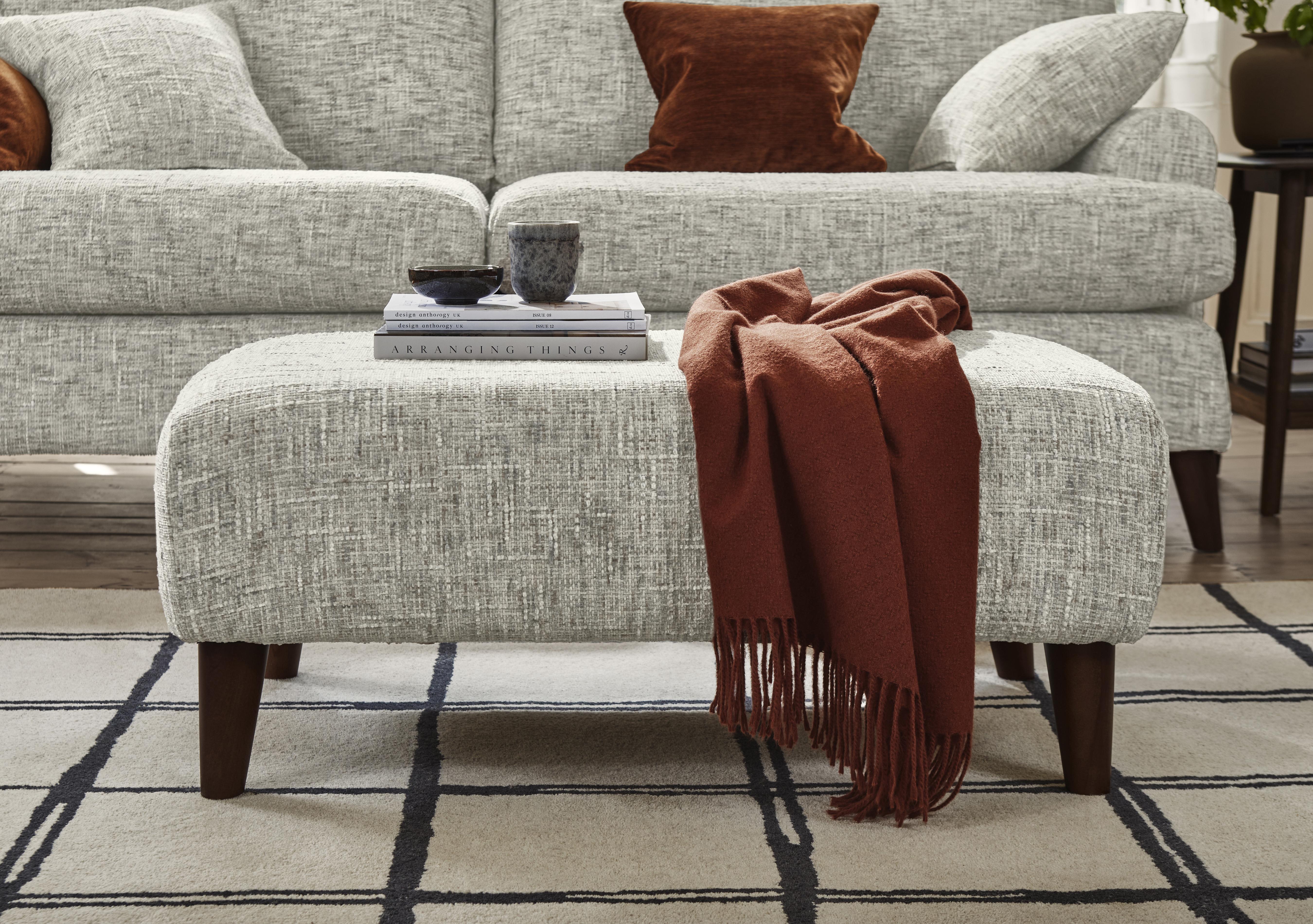 Jackson Fabric Footstool in  on Furniture Village
