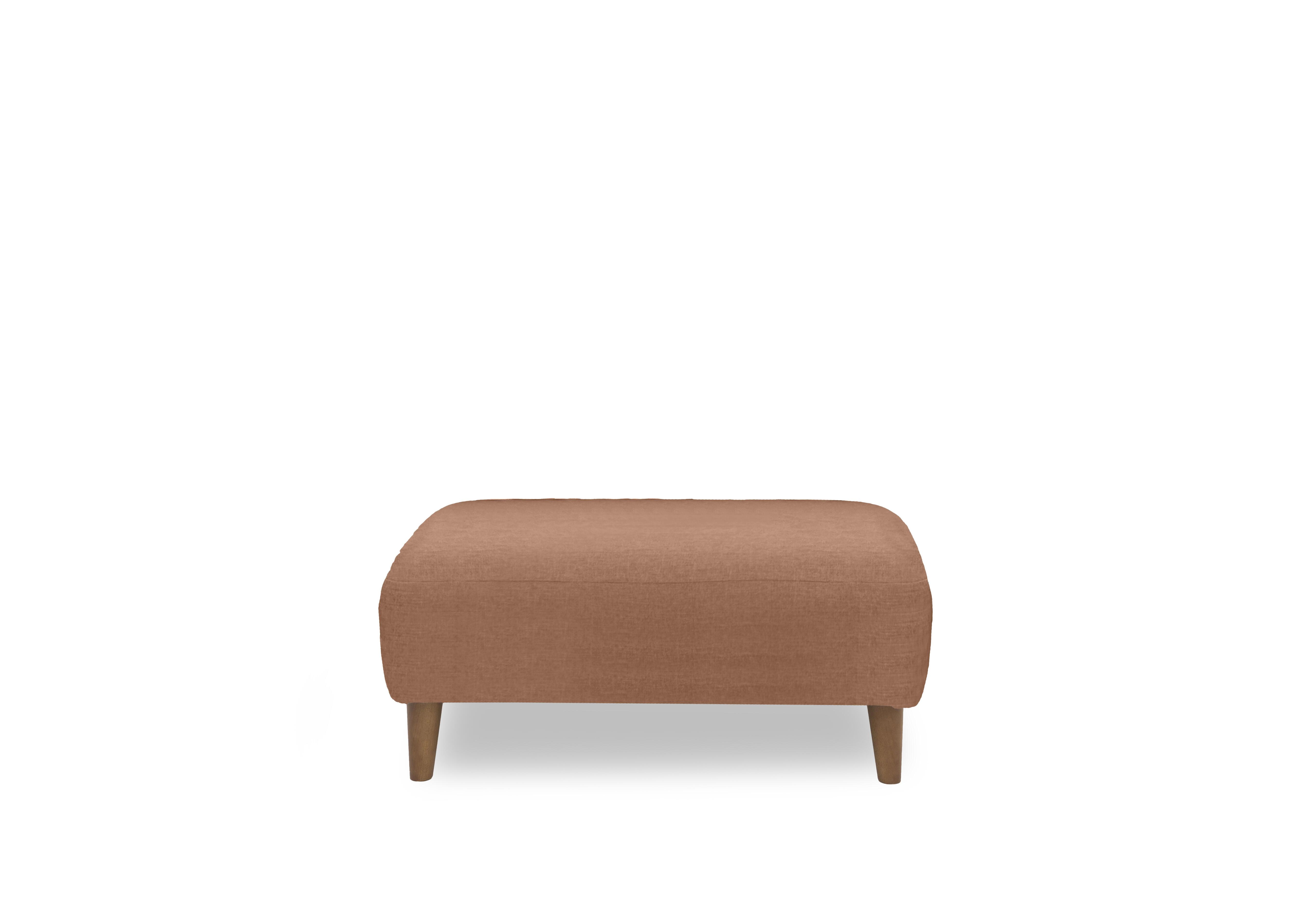 Jackson Fabric Footstool in Clay on Furniture Village