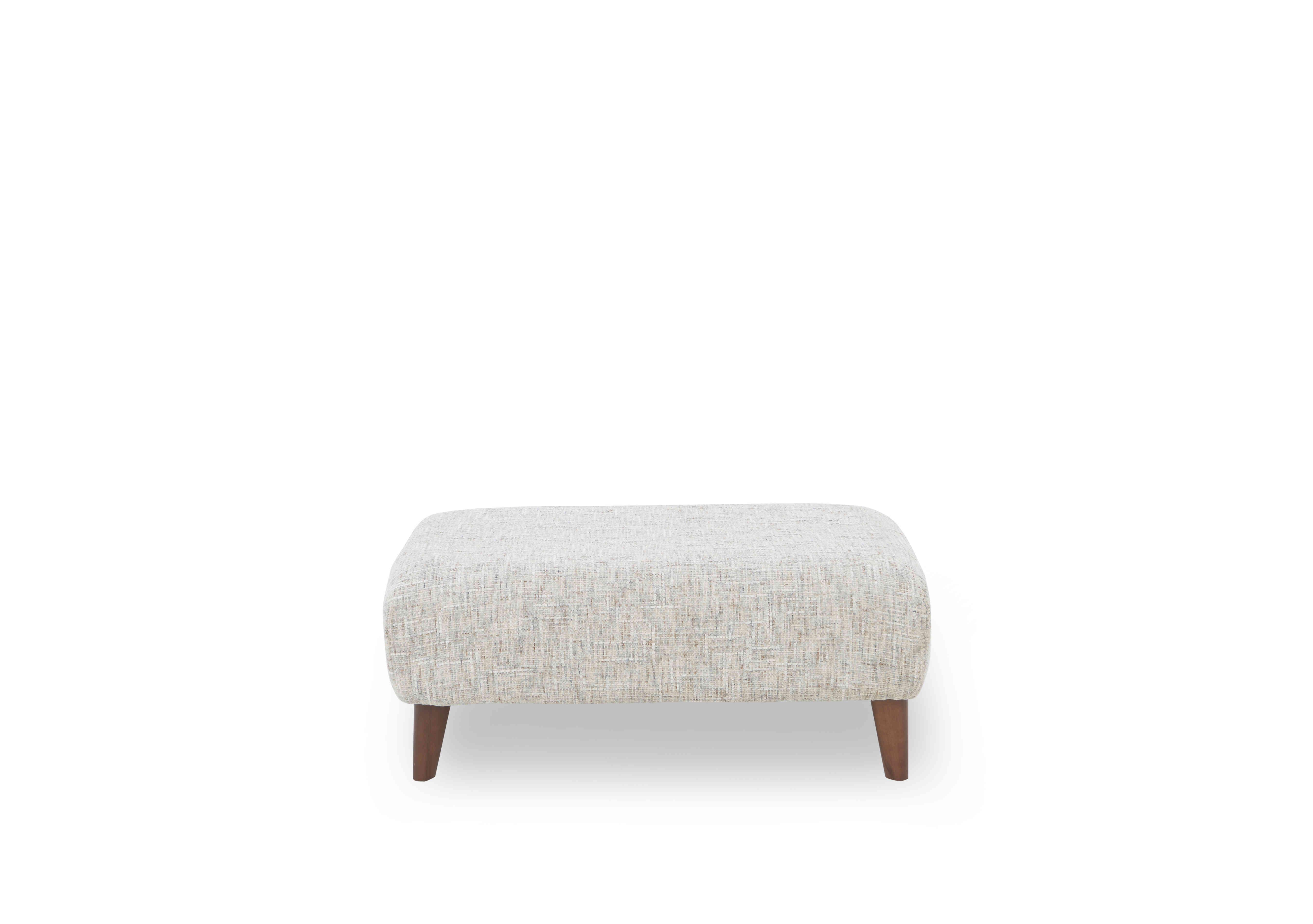 Jackson Fabric Footstool in Frost on Furniture Village