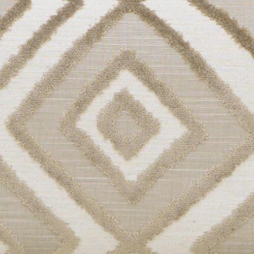 Jackson Fabric Footstool in Sand Patterned on Furniture Village