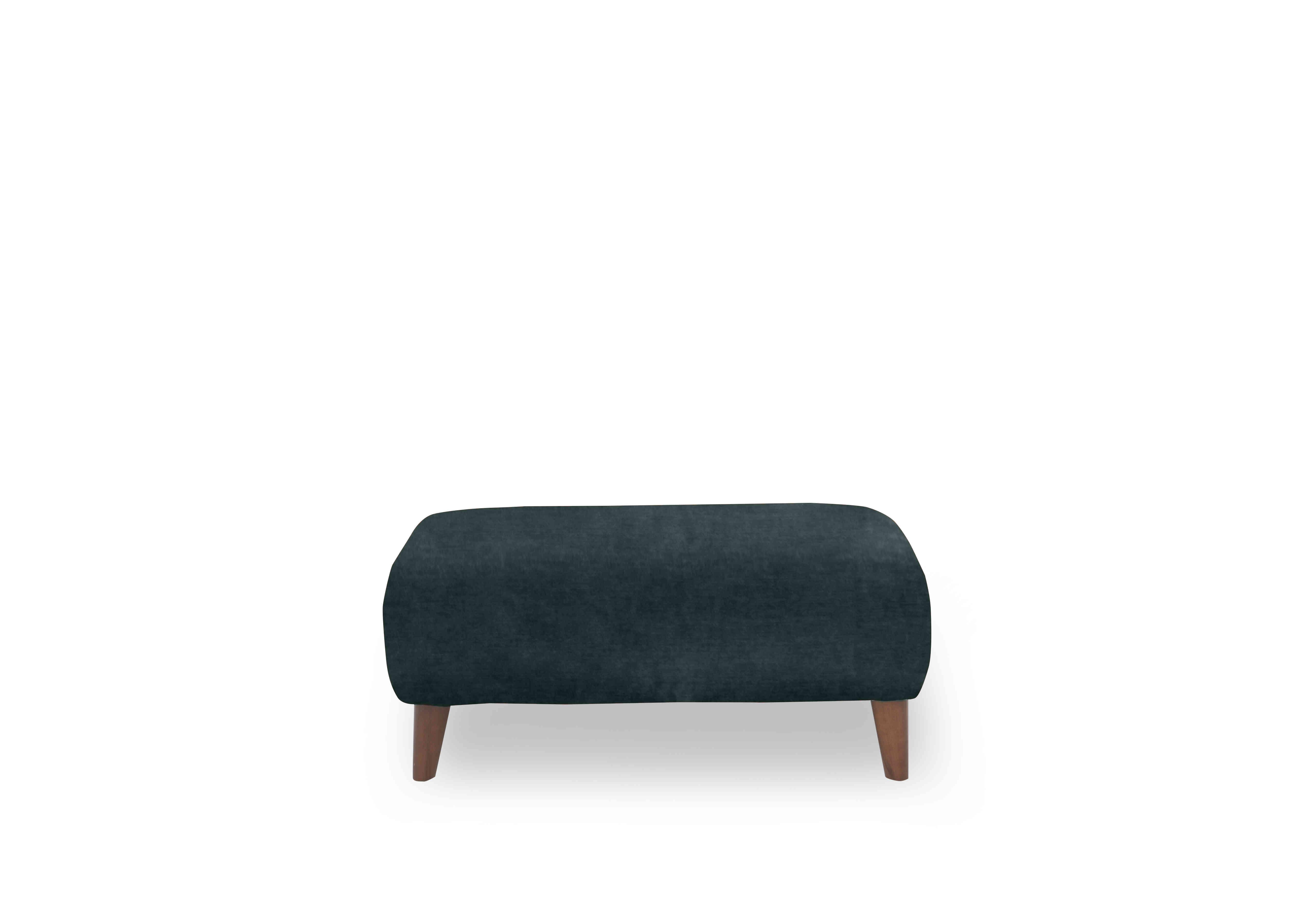 Jackson Velvet Footstool in Teal Velvet on Furniture Village