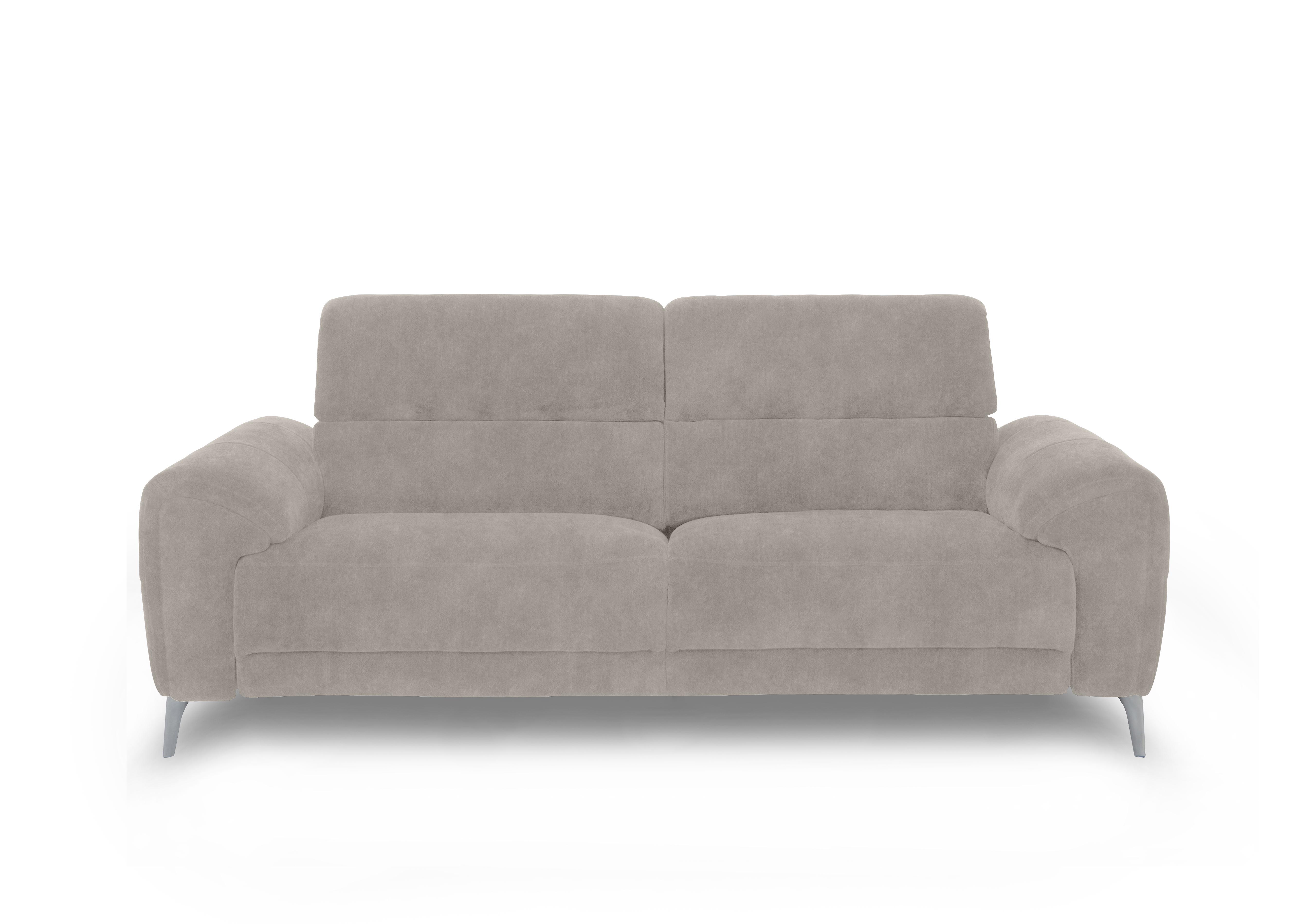 Vino Fabric 3 Seater Power Recliner Sofa with Power Headrests and Heated Seats in 43501 Ivory on Furniture Village