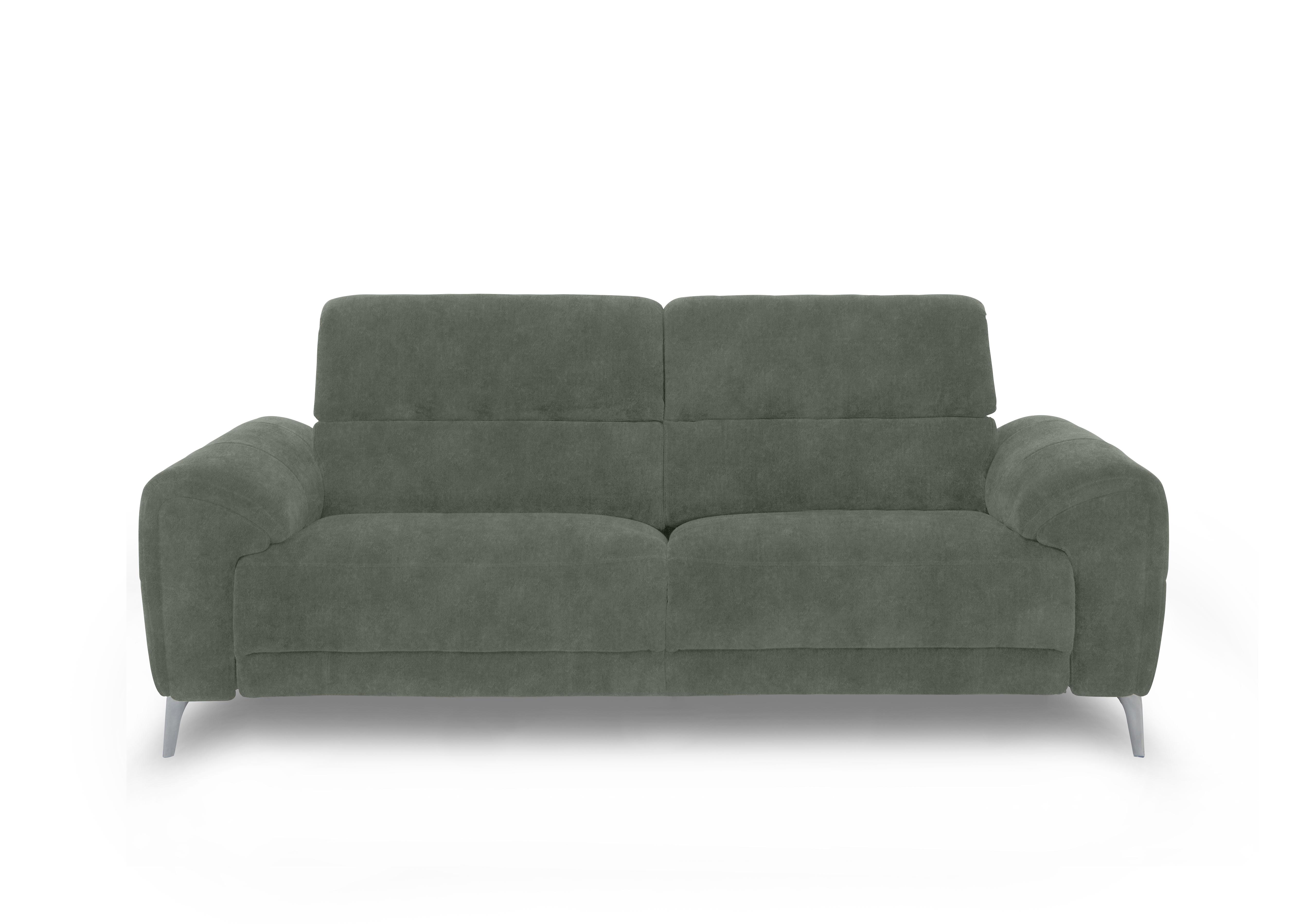 Vino Fabric 3 Seater Power Recliner Sofa with Power Headrests and Heated Seats in 43514 Fern on Furniture Village