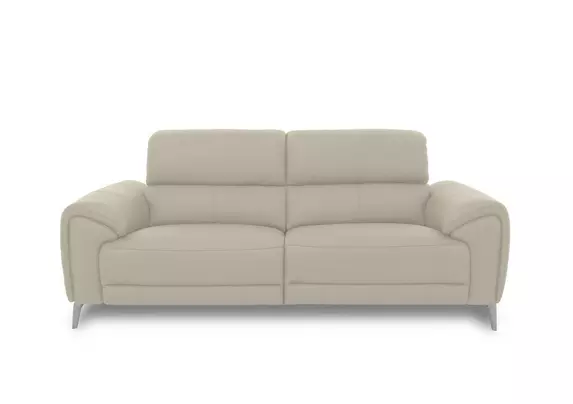 Vino Leather 3 Seater Power Recliner Sofa with Power Headrests and Heated Seats Furniture Village