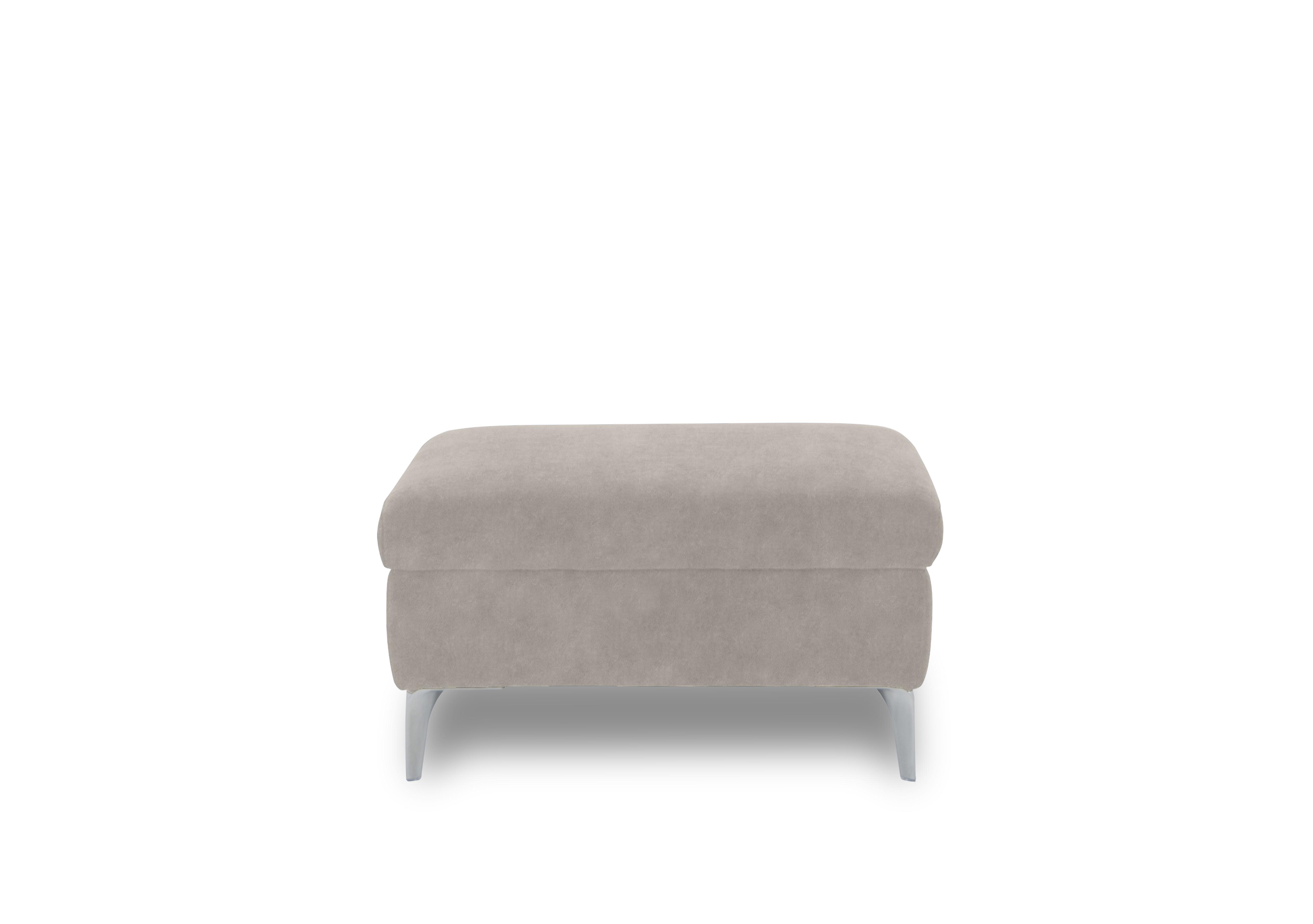Vino Fabric Large Footstool in 43501 Ivory on Furniture Village