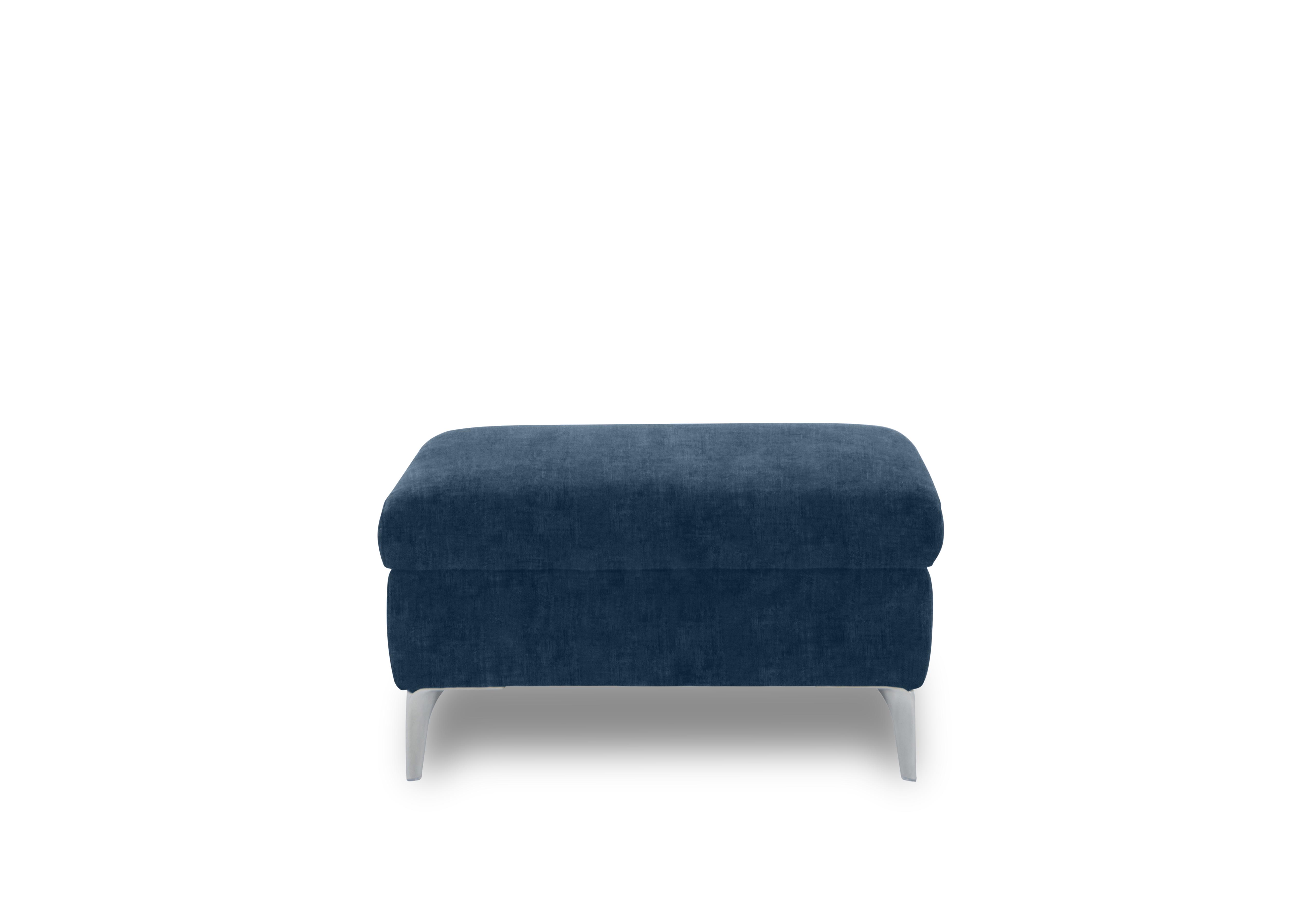 Vino Fabric Large Footstool in 52000 Airforce on Furniture Village