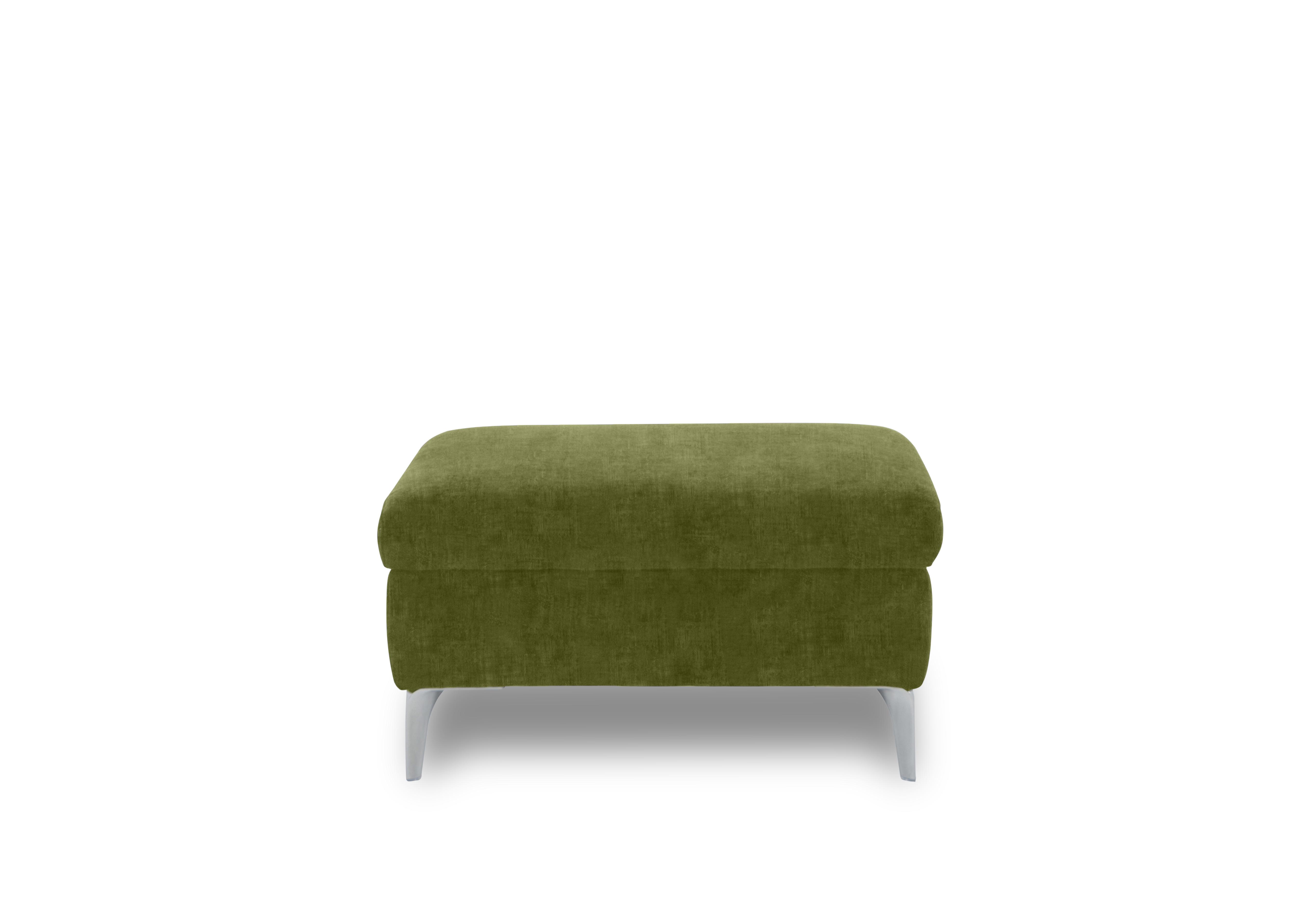 Vino Fabric Large Footstool in 52003 Olive on Furniture Village