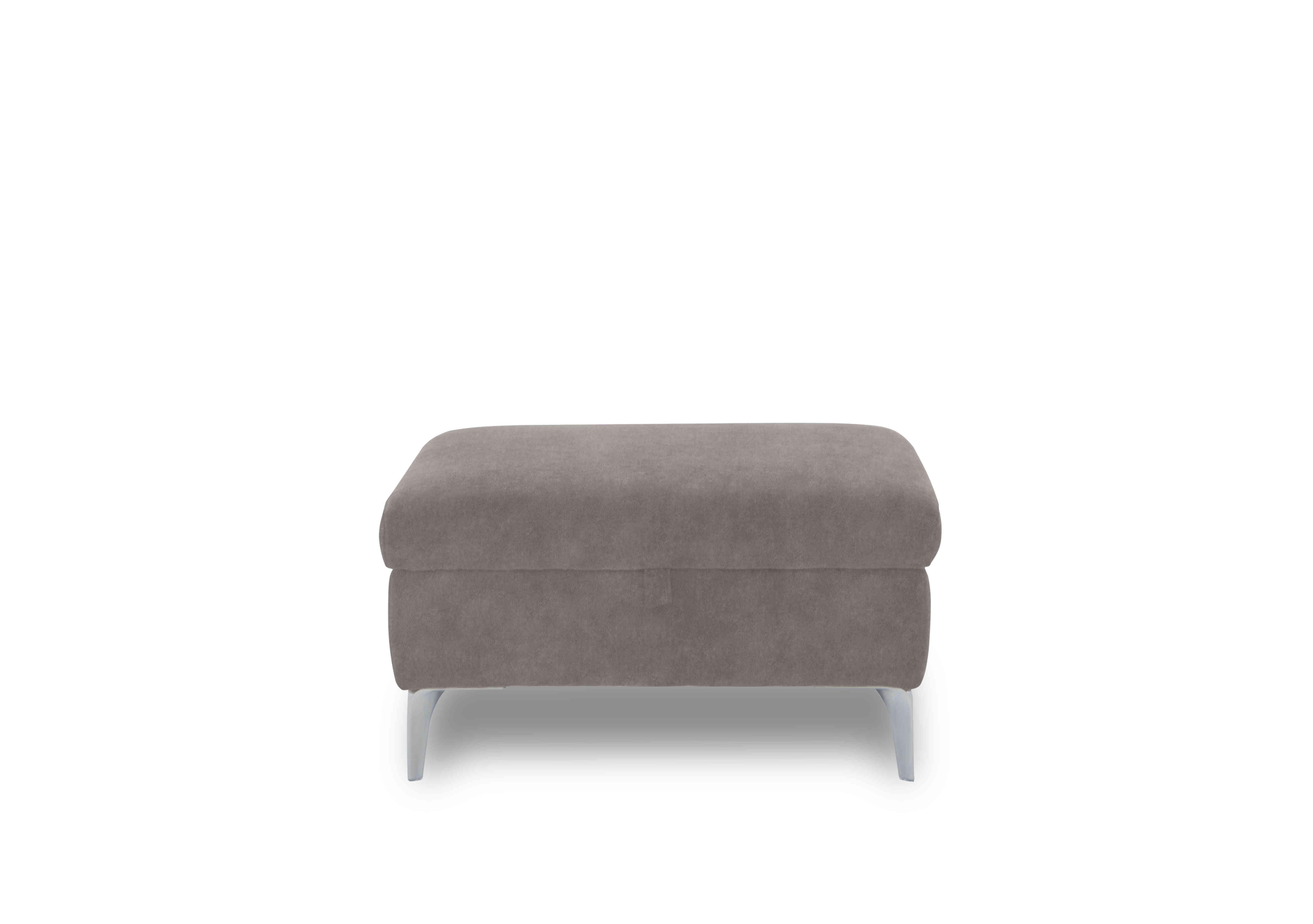 Vino Fabric Storage Footstool in 43504 Mocha on Furniture Village