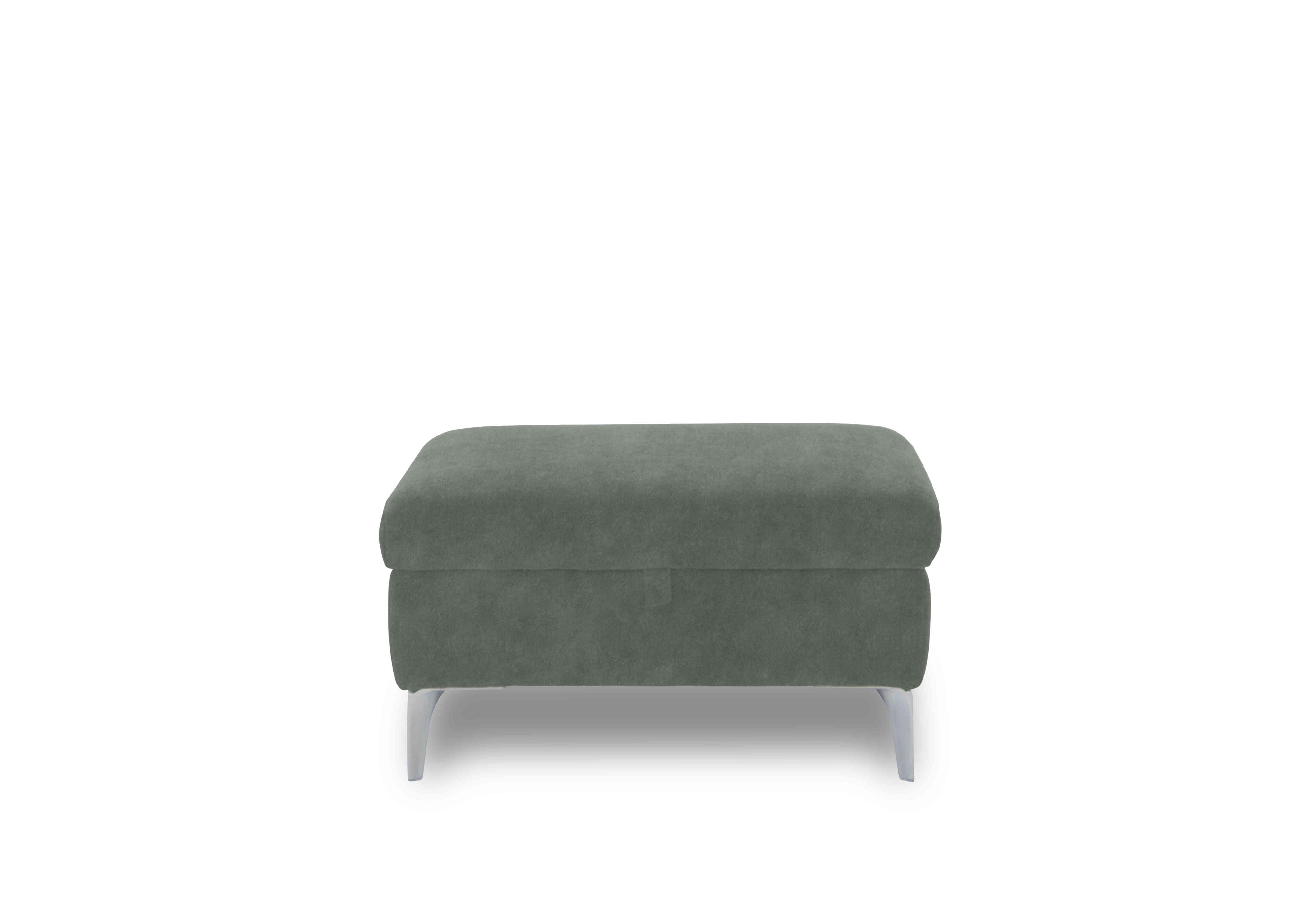 Vino Fabric Storage Footstool in 43514 Fern on Furniture Village