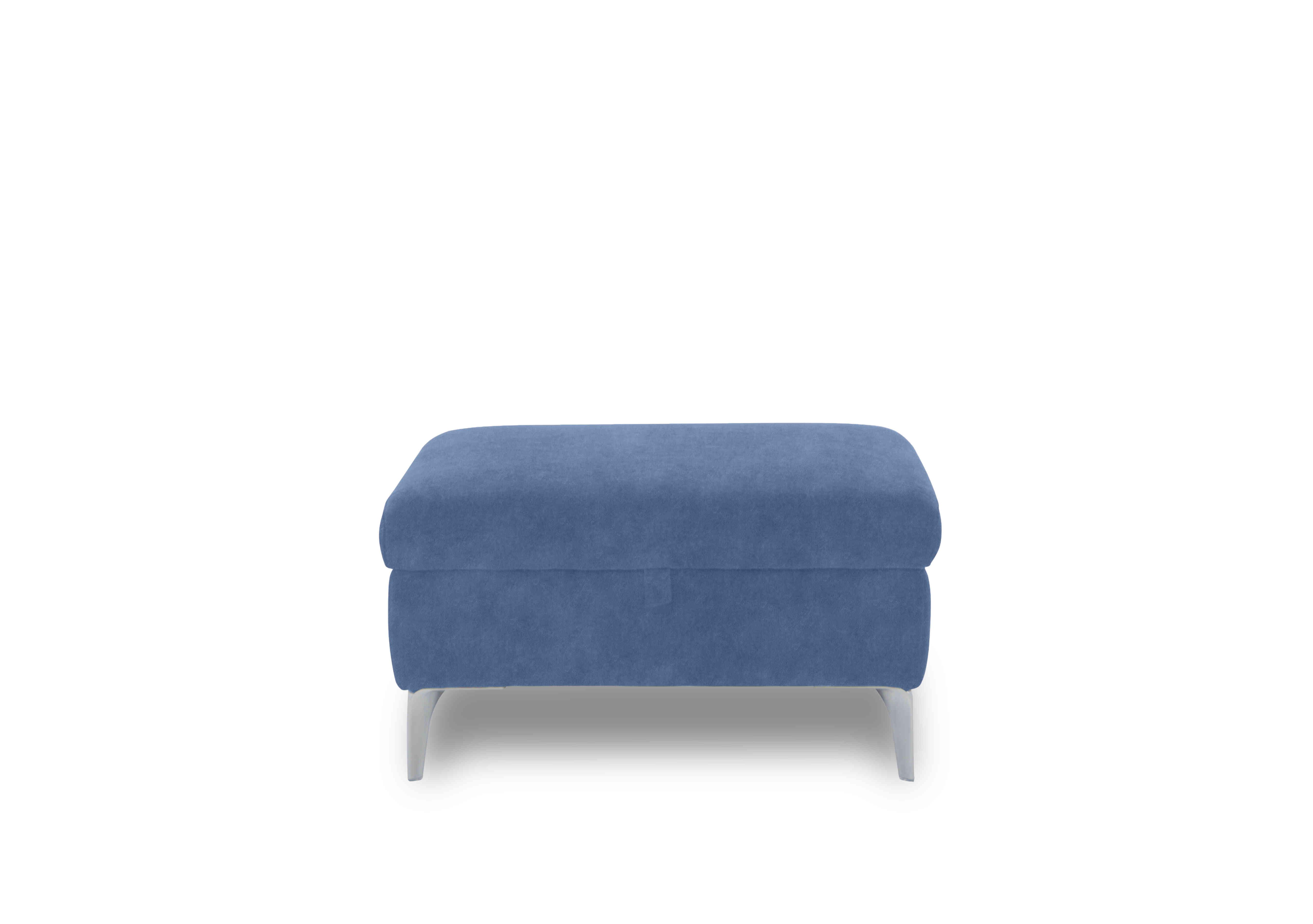 Vino Fabric Storage Footstool in 43525 Wave on Furniture Village