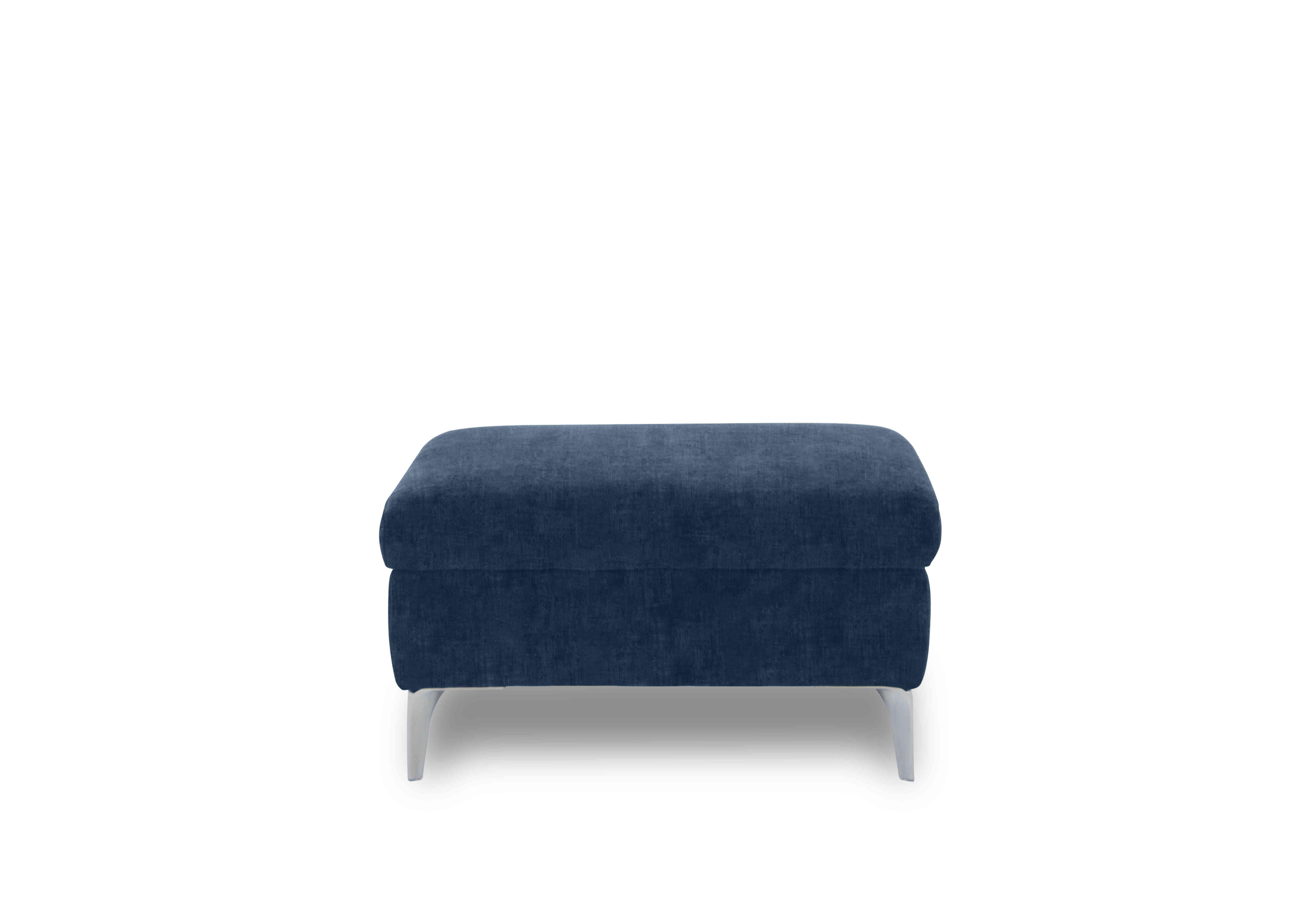 Vino Fabric Storage Footstool in 52000 Airforce on Furniture Village