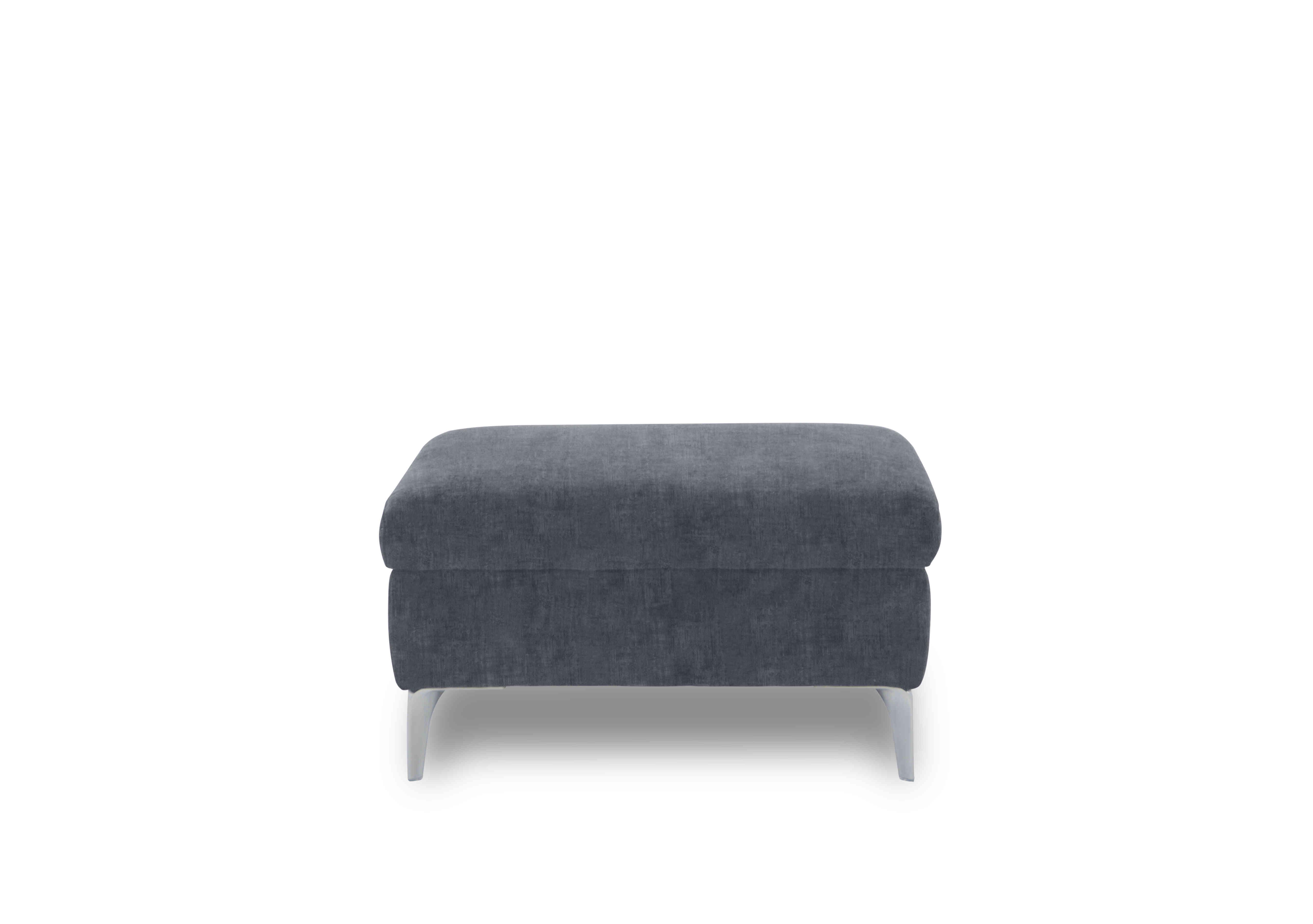 Vino Fabric Storage Footstool in 52001 Granite on Furniture Village