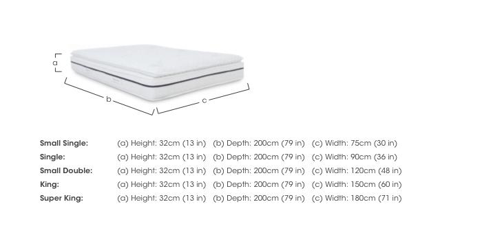 E-Motion Adjustable Gel 3500 Pillow Top Mattress in  on Furniture Village