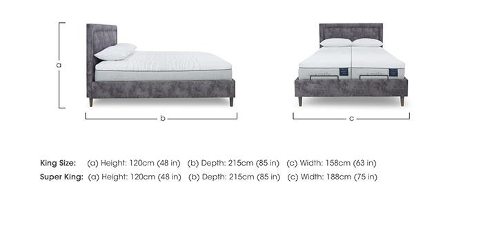 E-Motion Yumi Dual Adjustable Bed Frame in  on Furniture Village