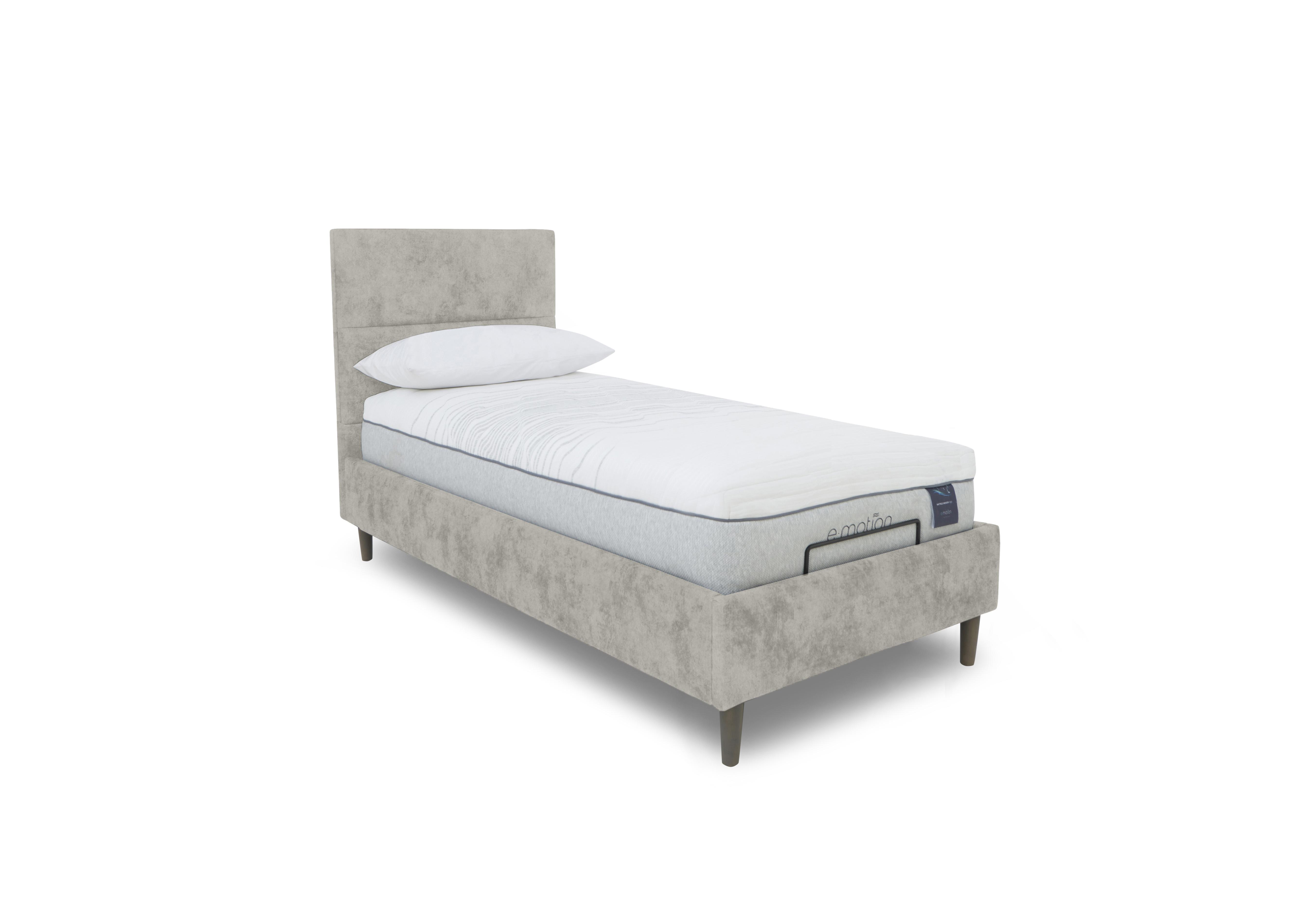 E-Motion Sakura Dual Adjustable Bed Frame with Massage Function in Daytona Stone on Furniture Village