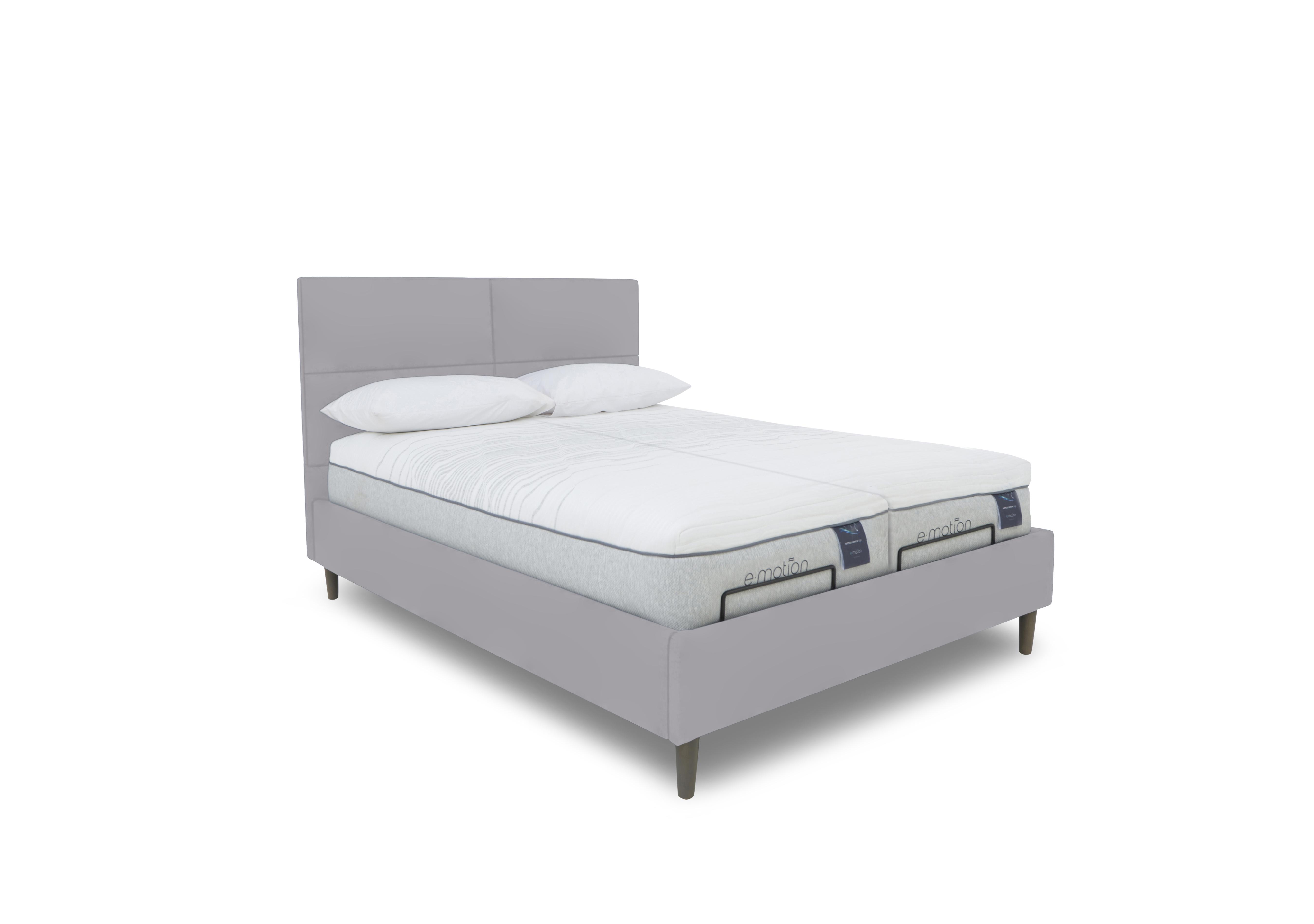 E-Motion Sakura Dual Adjustable Bed Frame with Massage Function in Seven Lilac on Furniture Village
