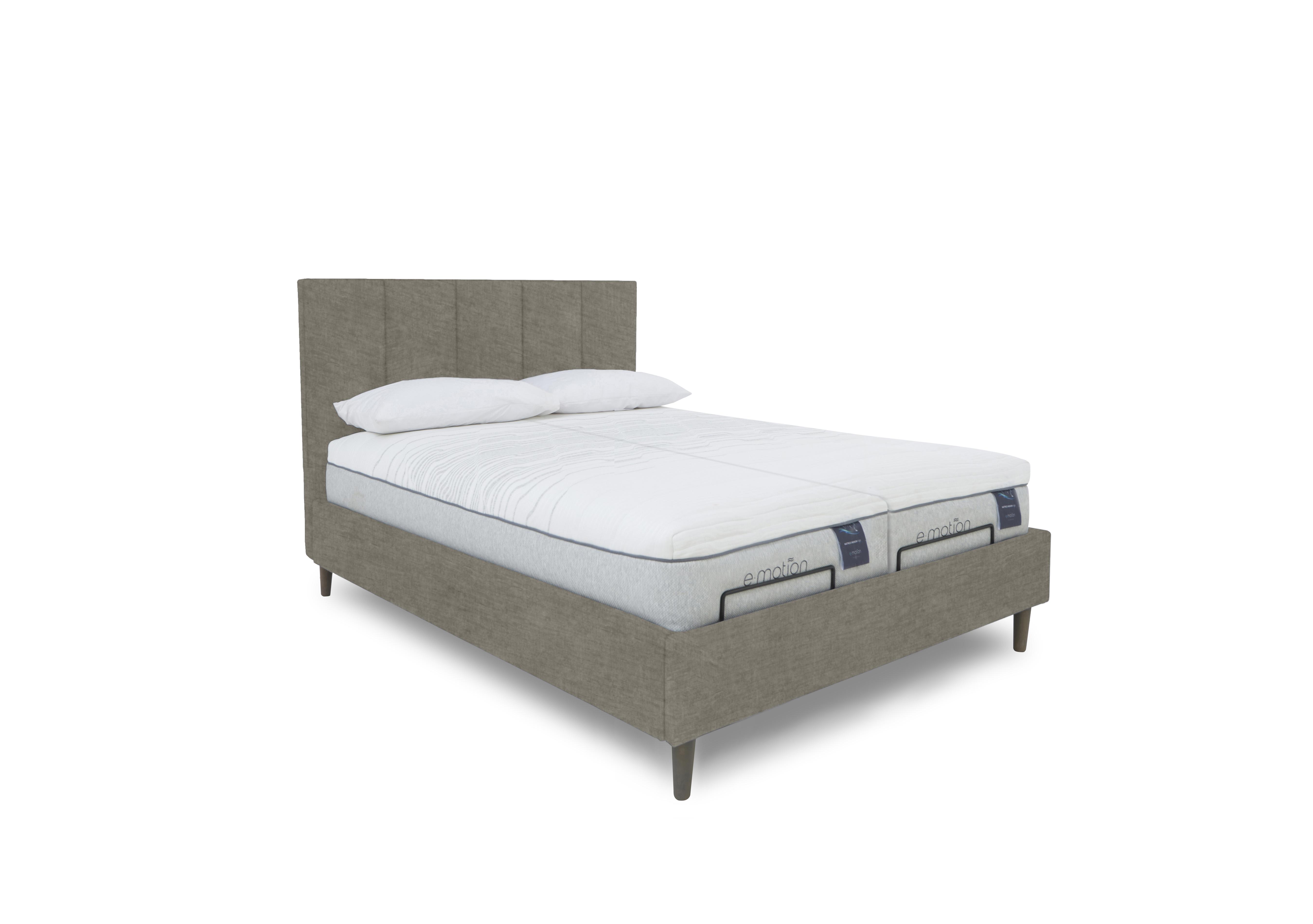 E-Motion Aiko Dual Adjustable Bed Frame with Massage Function in 904 Warm Onyx on Furniture Village