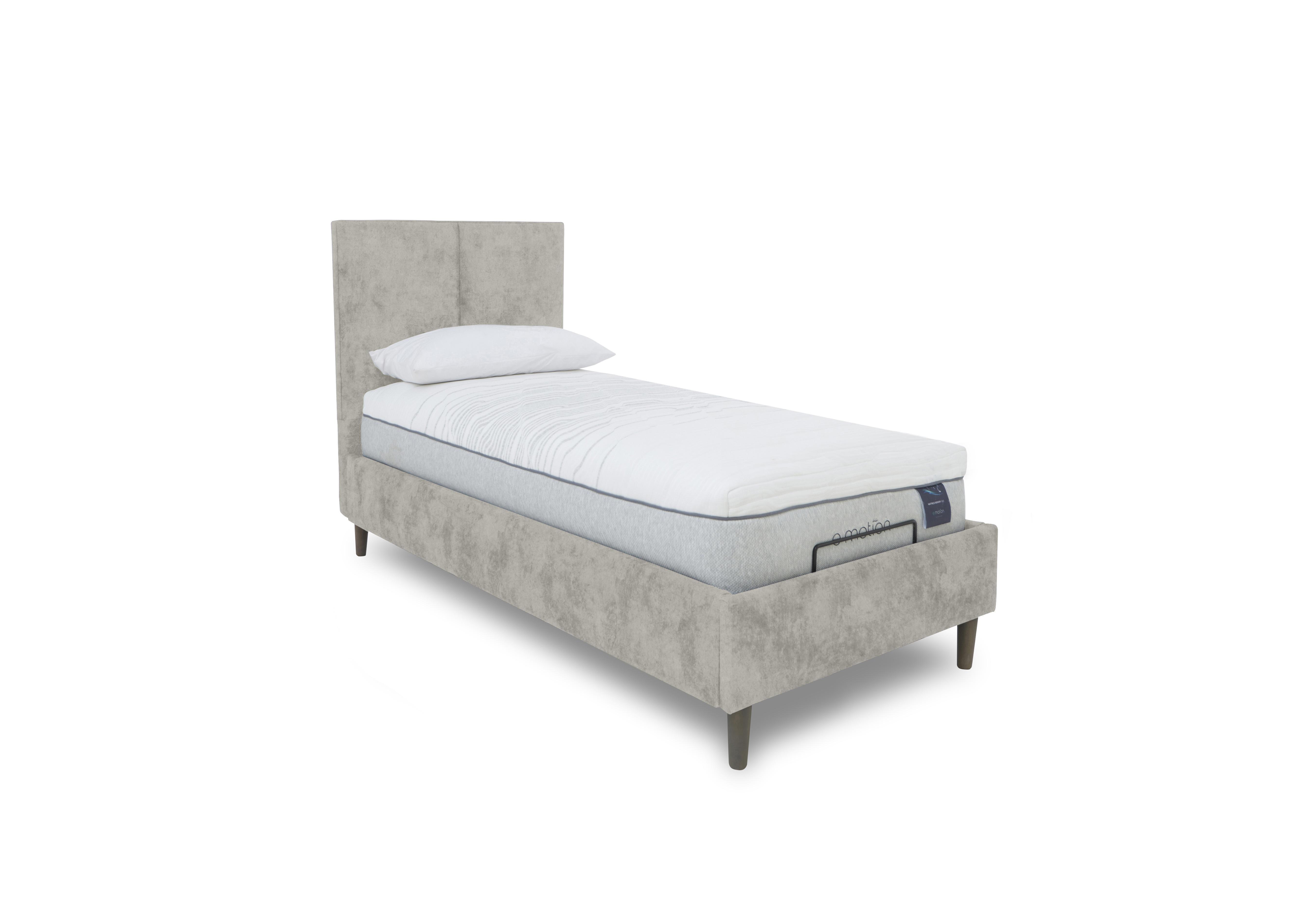 E-Motion Aiko Adjustable Bed Frame in Daytona Stone on Furniture Village