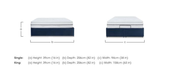 E-Motion Adjustable Ottoman Divan Base in  on Furniture Village