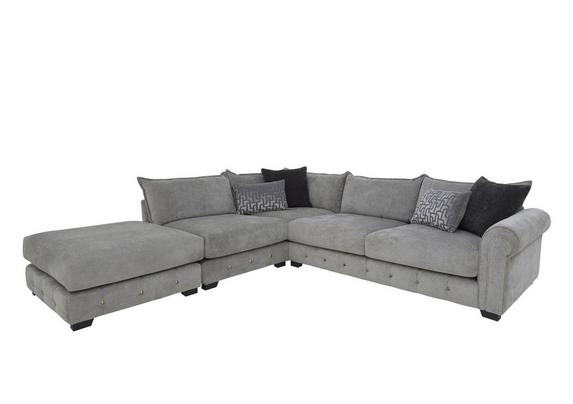 Sectional Sofa With Chaise And Storage Ottoman|3-Piece Contemporary L Shape Couch Living Room Furniture|Faux Leather