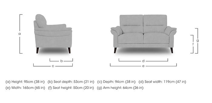 Winner 2 Seater Fabric Sofa in  on Furniture Village