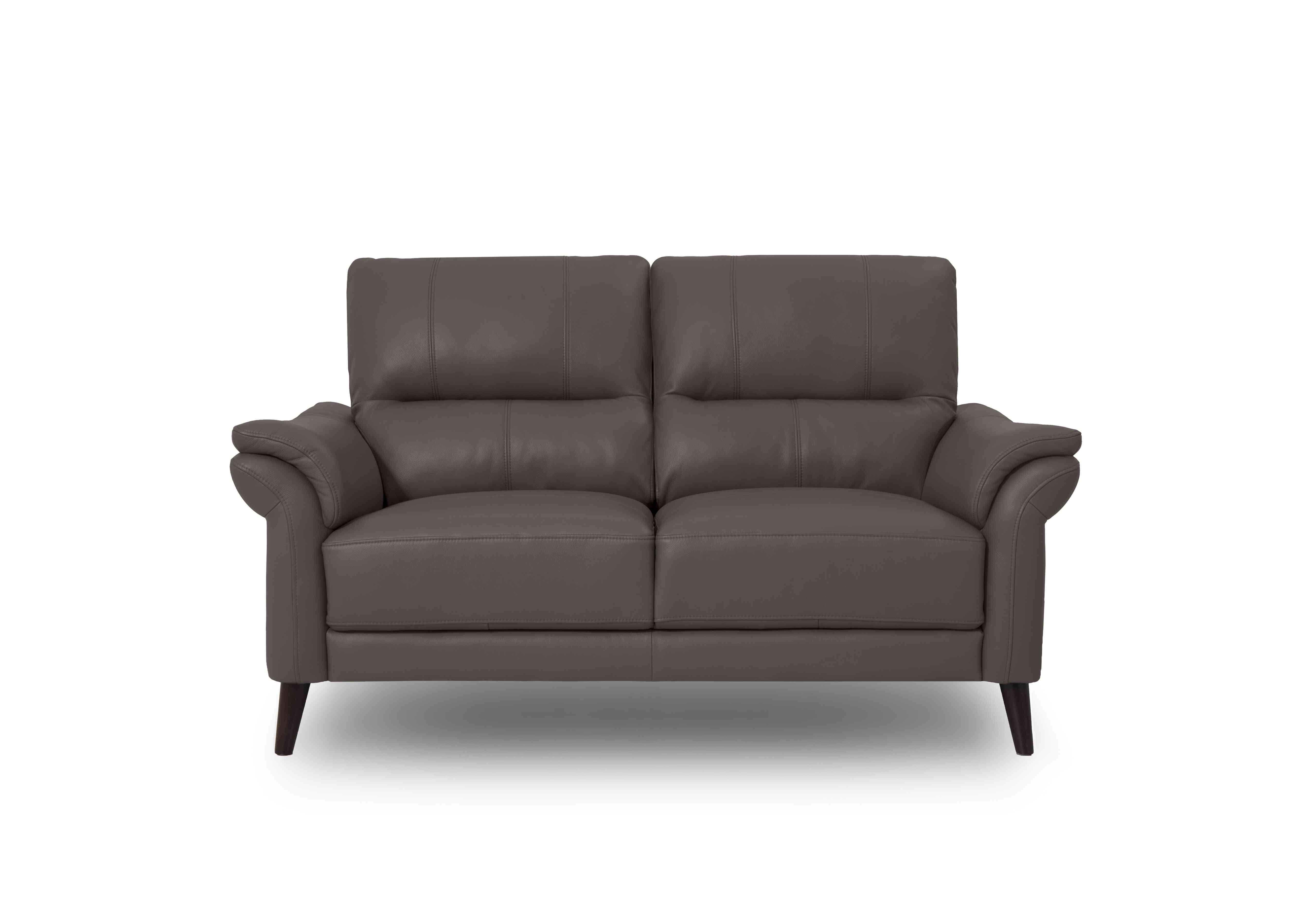 Winner 2 Seater Leather Sofa in Montana Cat-60/21 Storm on Furniture Village