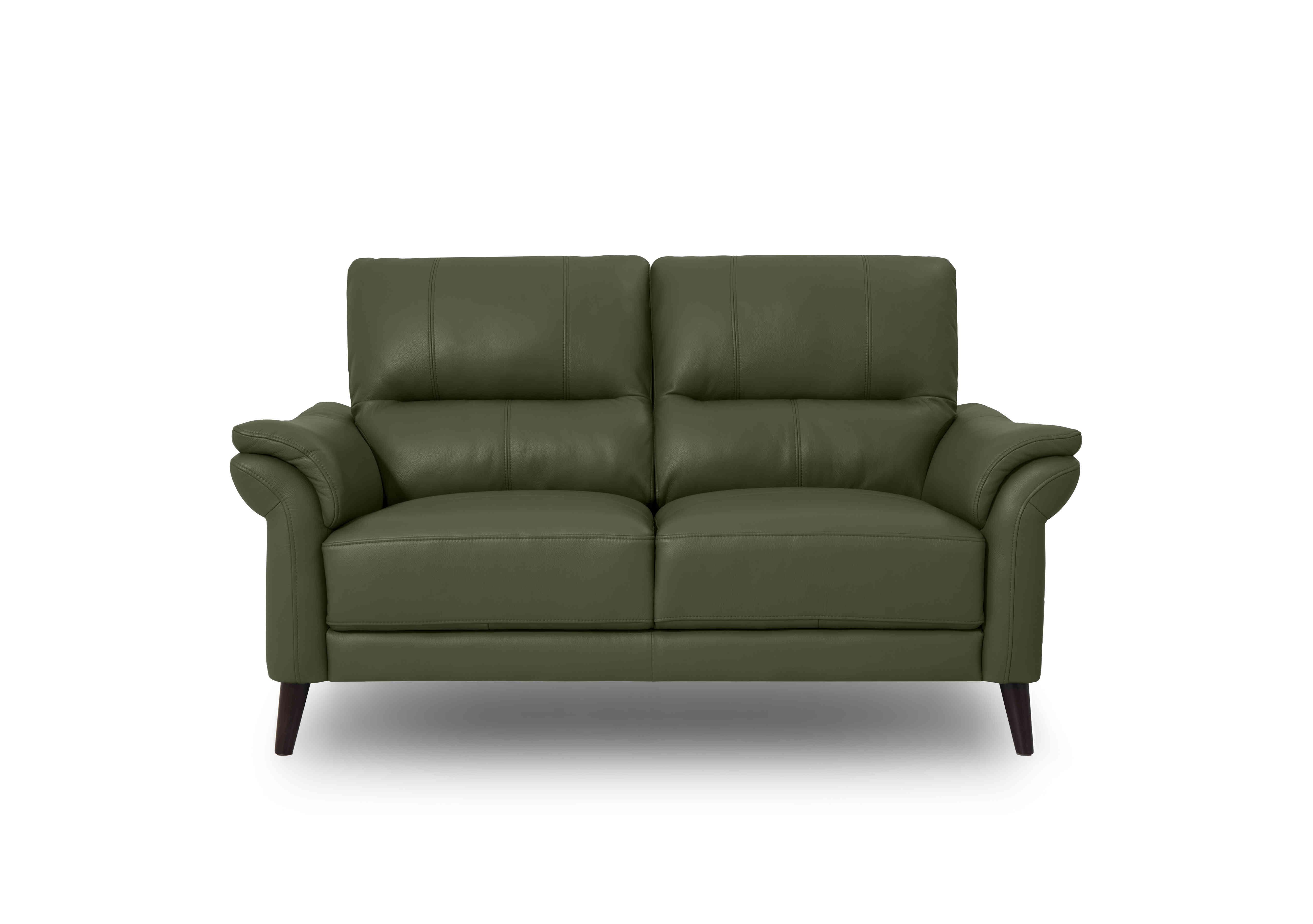 Winner 2 Seater Leather Sofa in Oslo Cat-40/10 Oslo Pine on Furniture Village