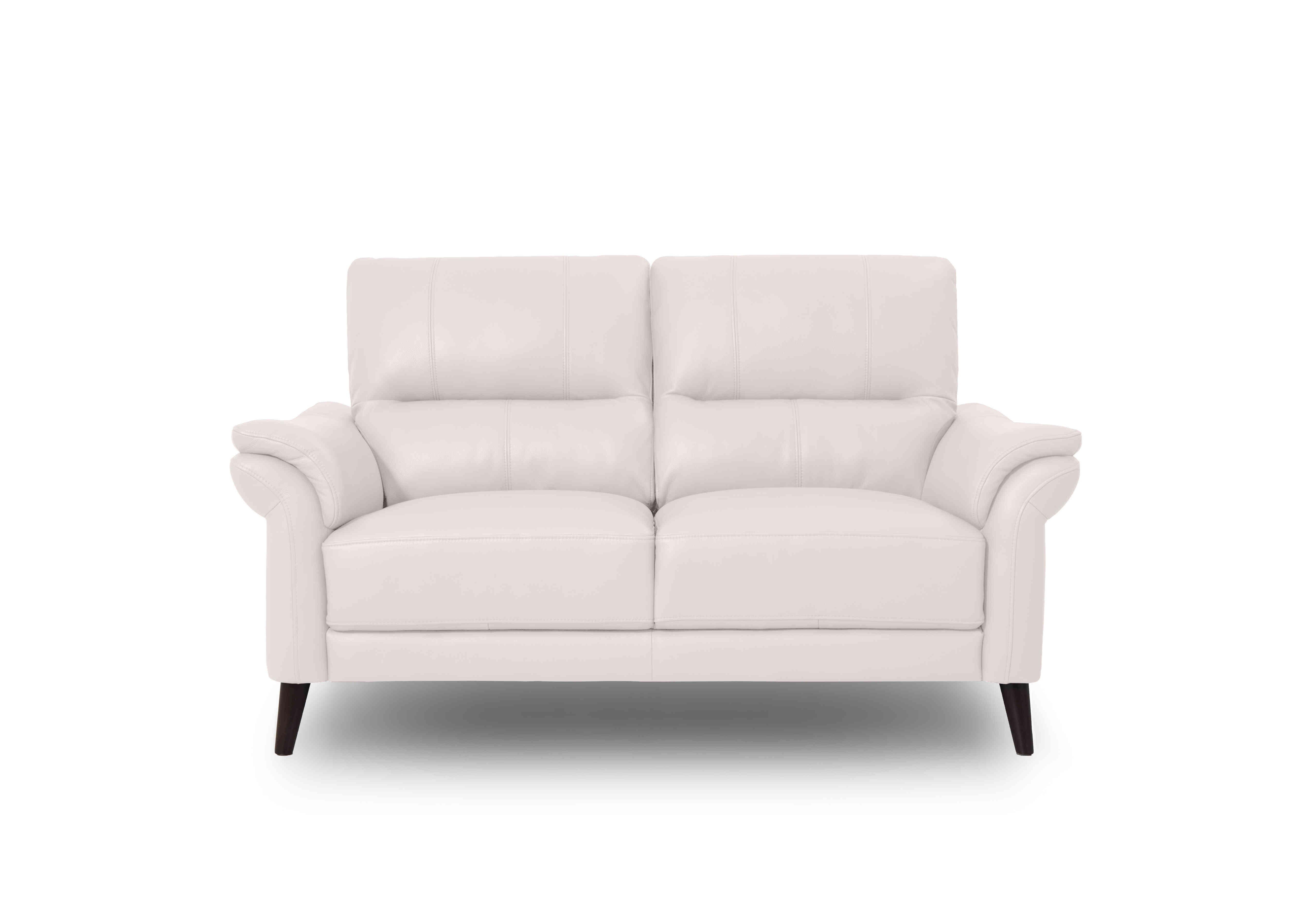 Winner 2 Seater Leather Sofa in Oslo Cat-40/13 Cotton on Furniture Village