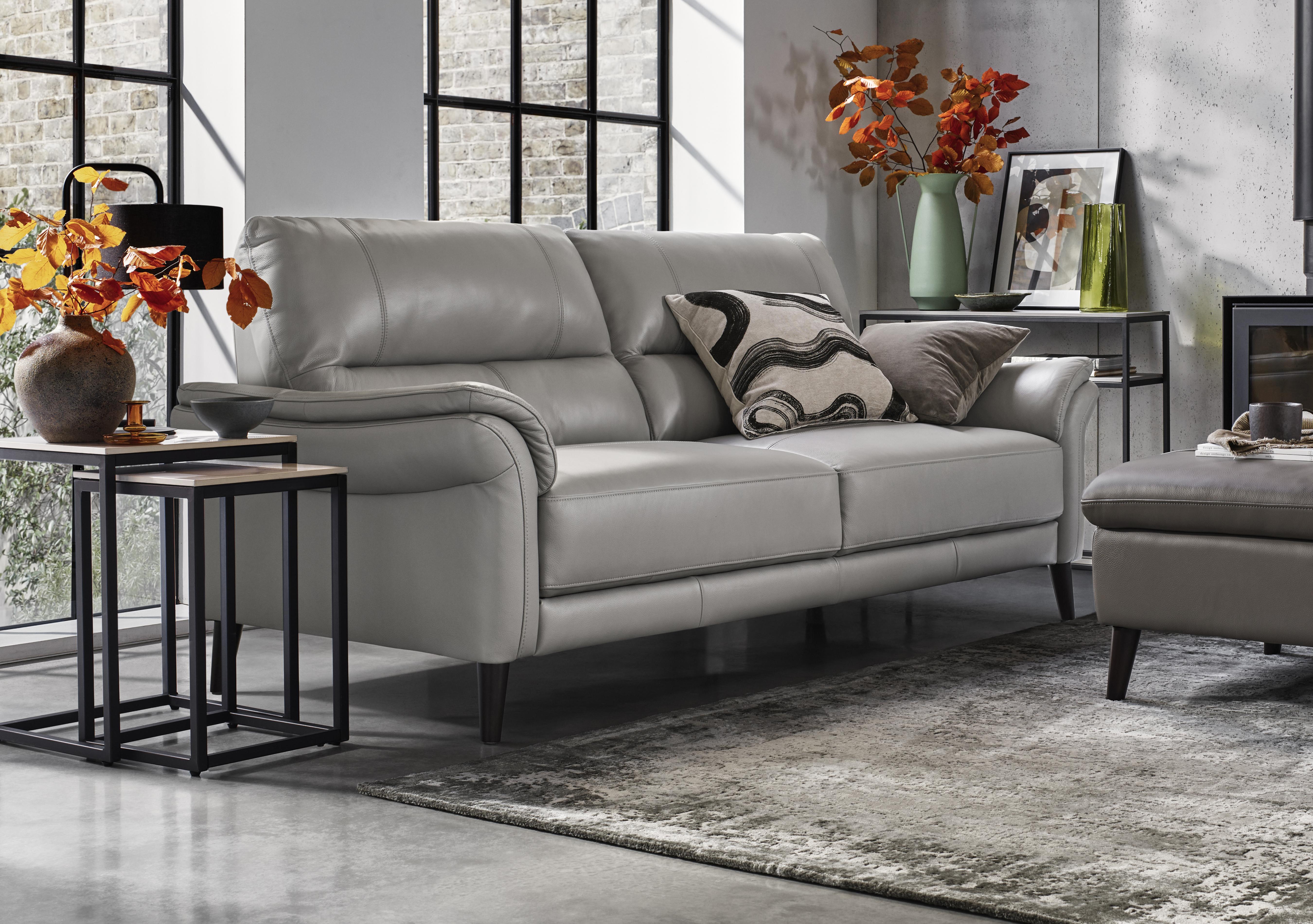 Winner 3 Seater Leather Sofa in  on Furniture Village