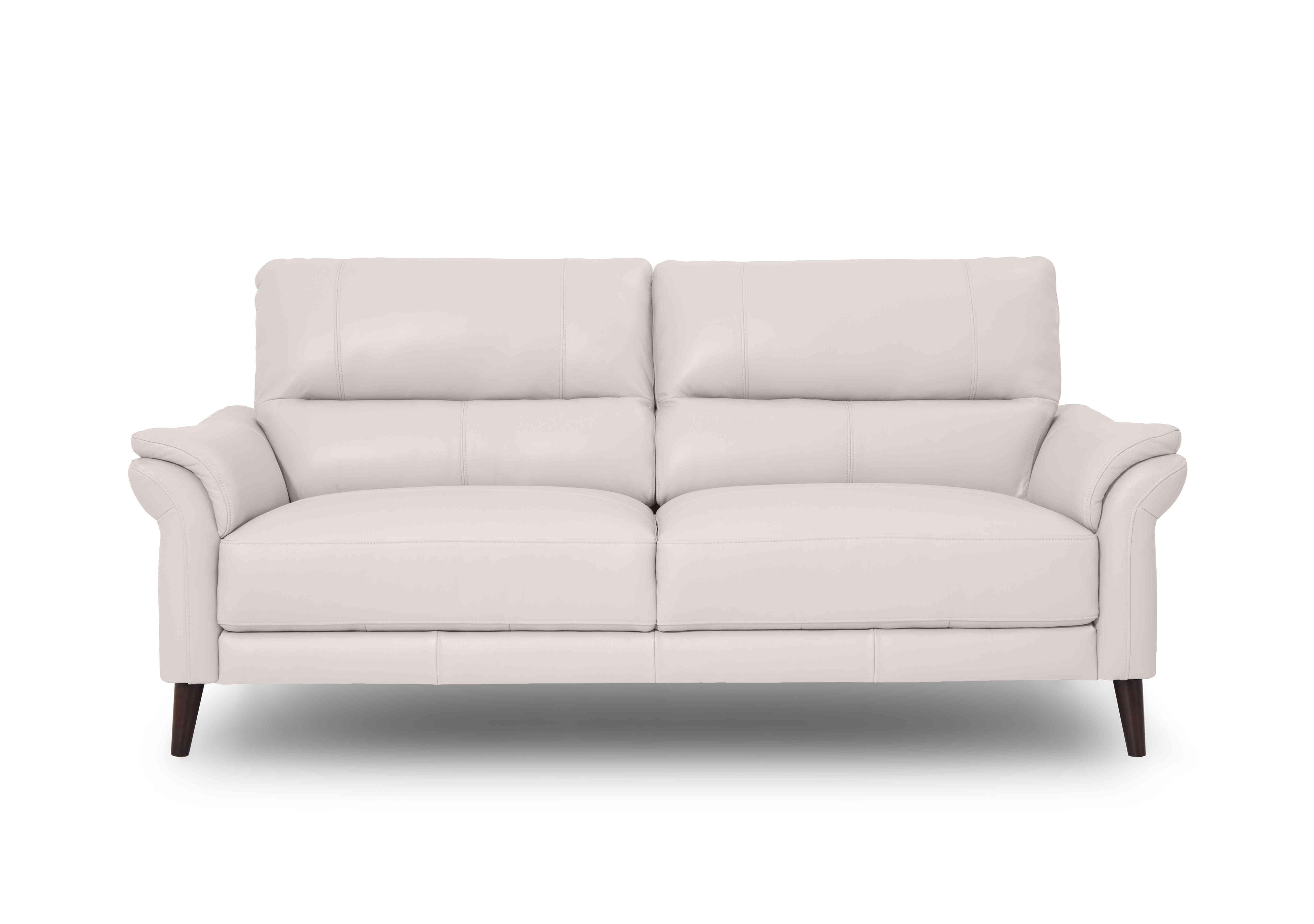 Winner 3 Seater Leather Sofa in Oslo Cat-40/13 Cotton on Furniture Village