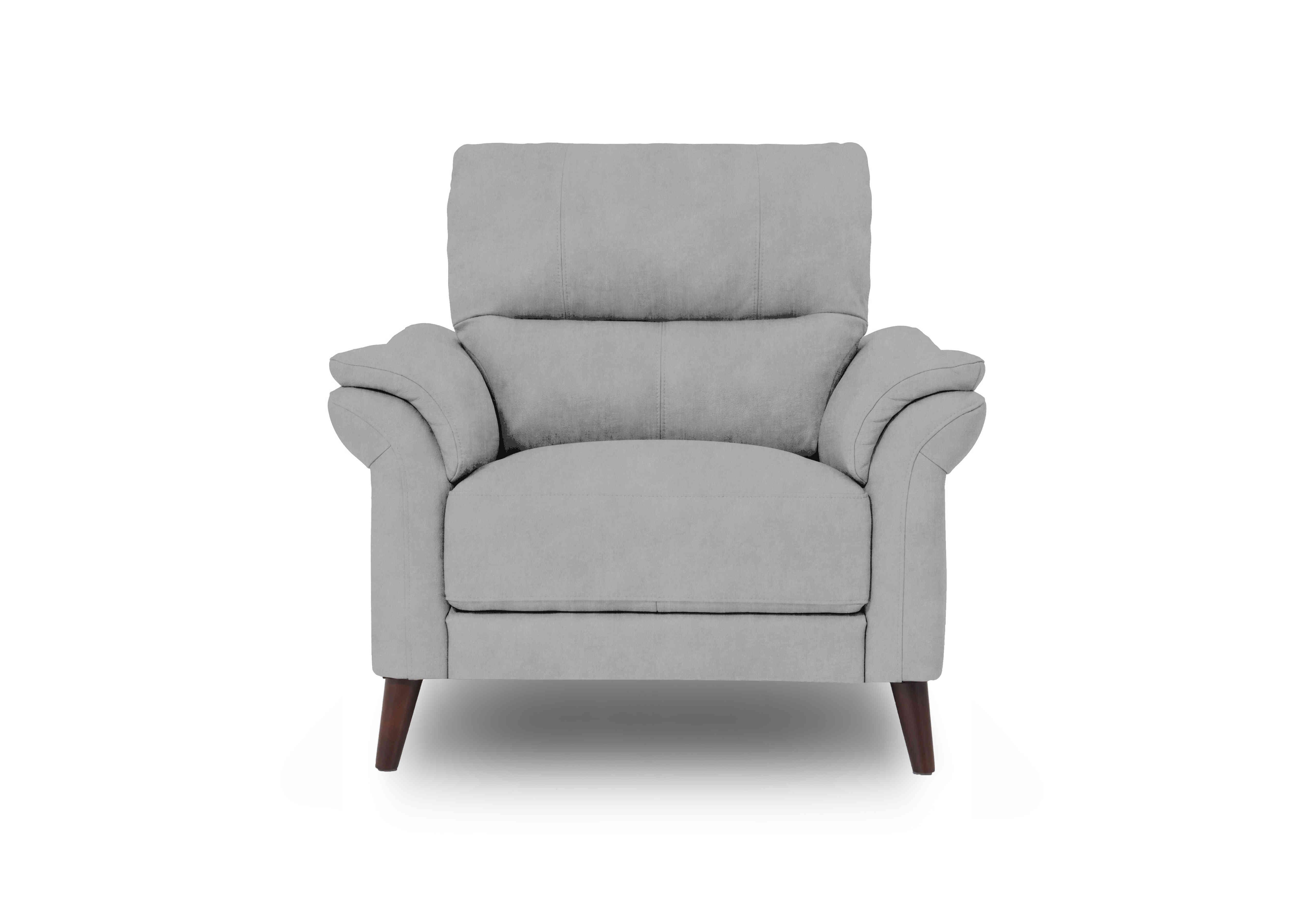 Winner Fabric Armchair in Dexter 43516 Smoke on Furniture Village