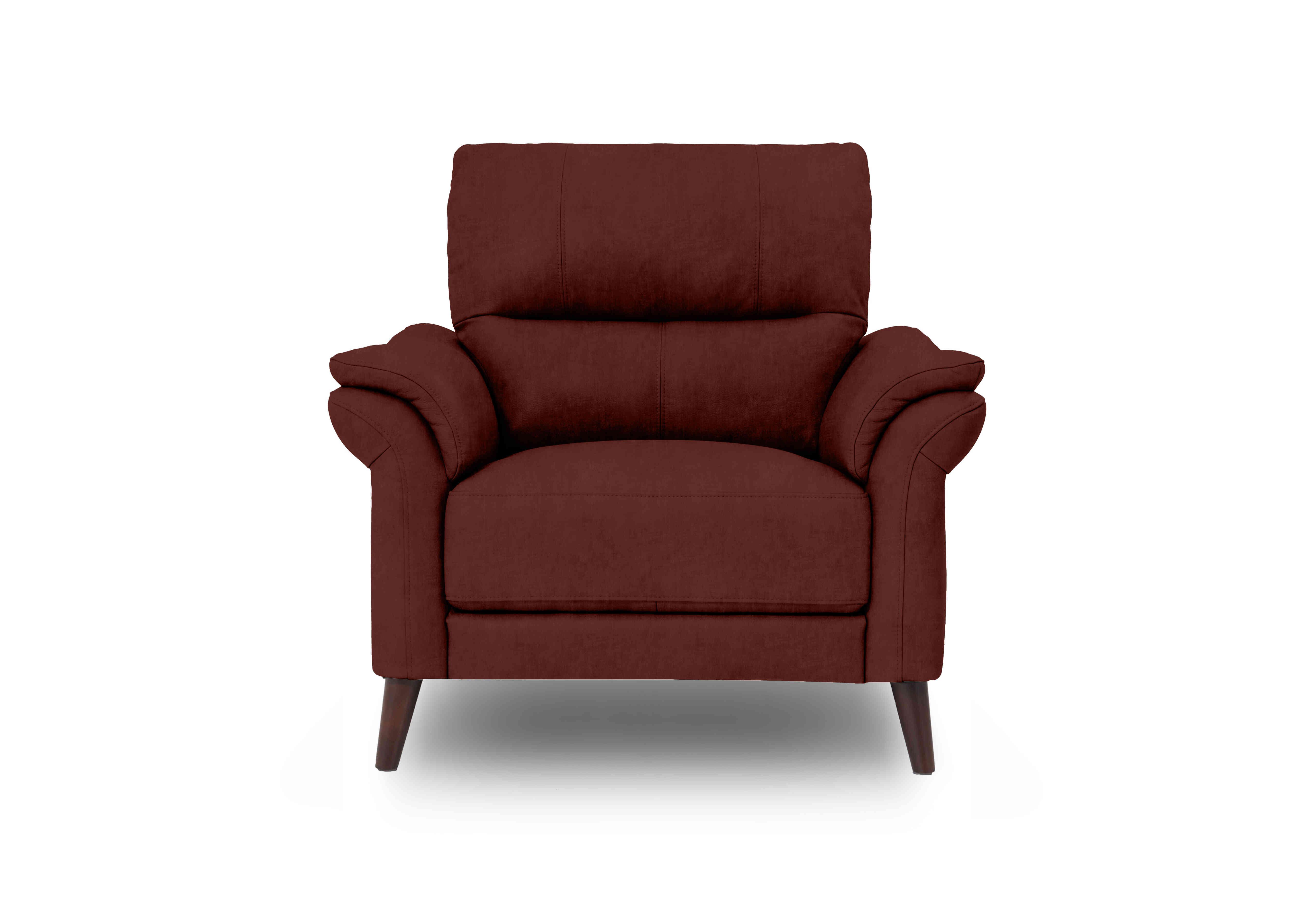Winner Fabric Armchair in Manhattan 58008 Burnt Sienna on Furniture Village