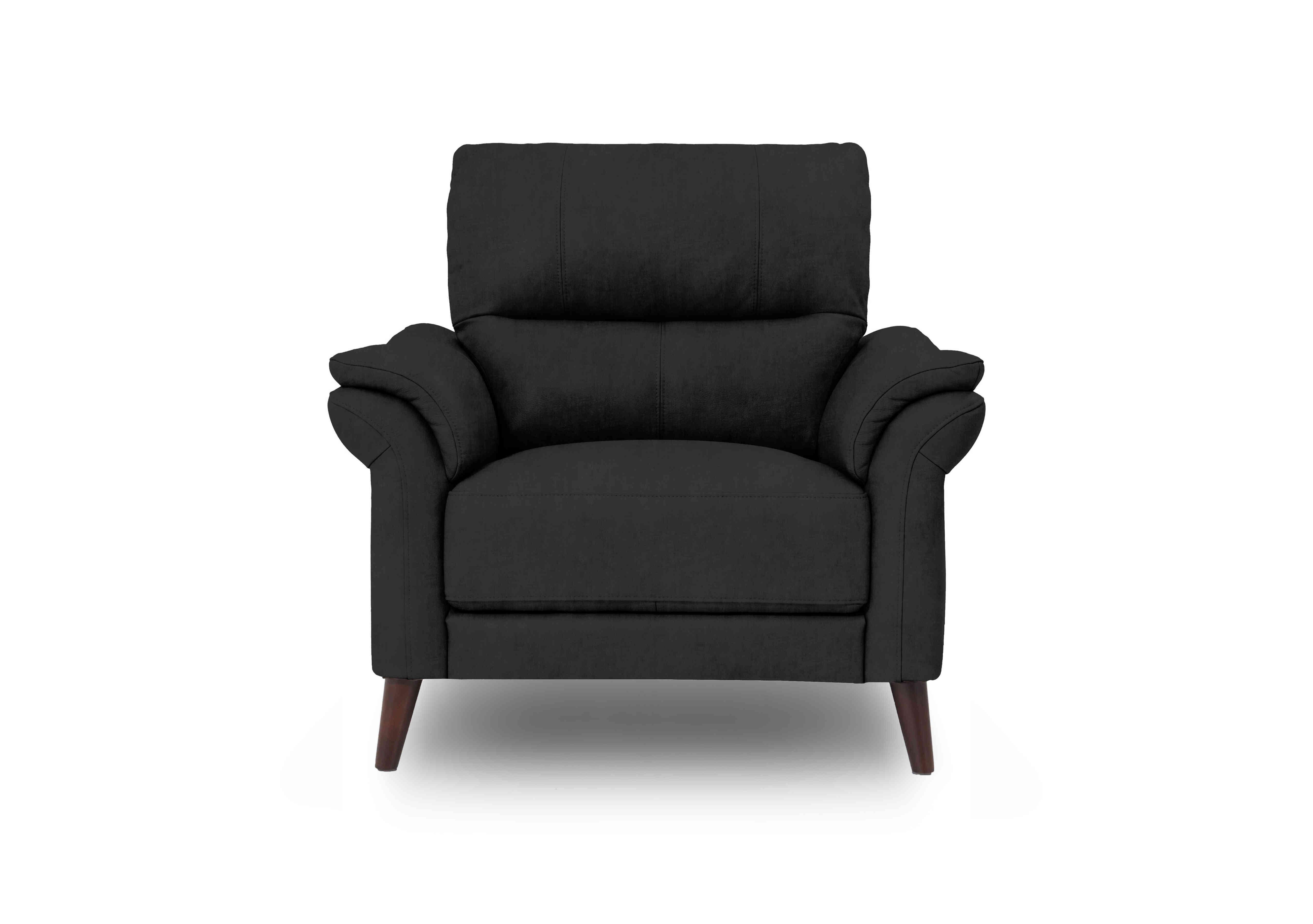 Winner Fabric Armchair in Manhattan 58009 Indigo on Furniture Village
